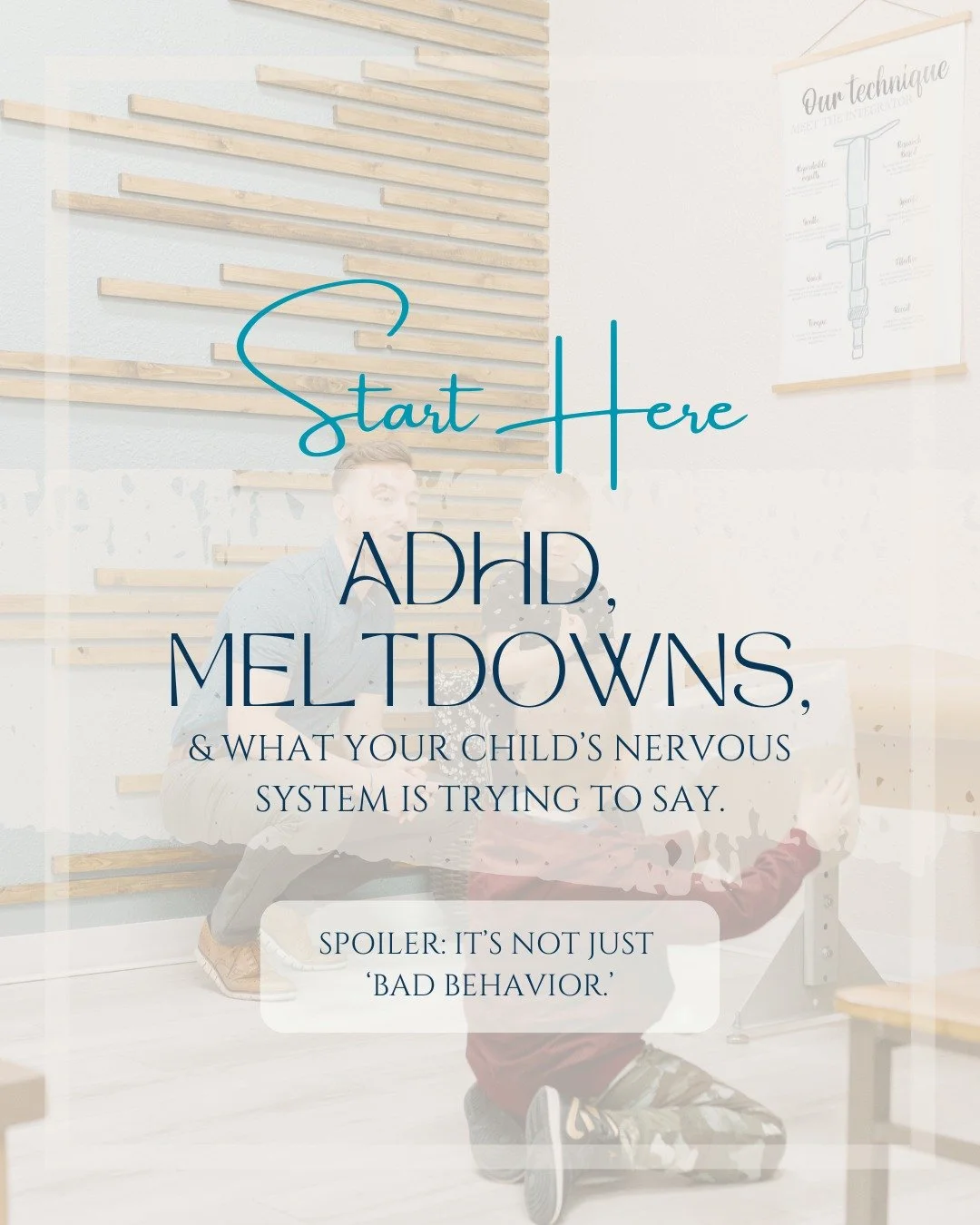 If your child is constantly melting down, zoning out, or bouncing off the walls...
you’re not alone. 
And you’re not doing anything wrong.
Many of the behaviors we label as “ADHD” or “bad” are actually signs of