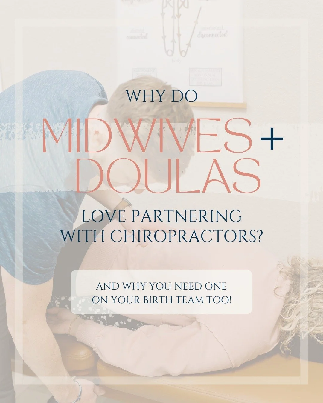 Midwives + doulas along with chiropractors share a common goal — to help mamas experience empowered, natural, and safe pregnancies. πΏ
Chiropractic care during pregnancy supports the nervous system, balances the pelvis, and creates the best po