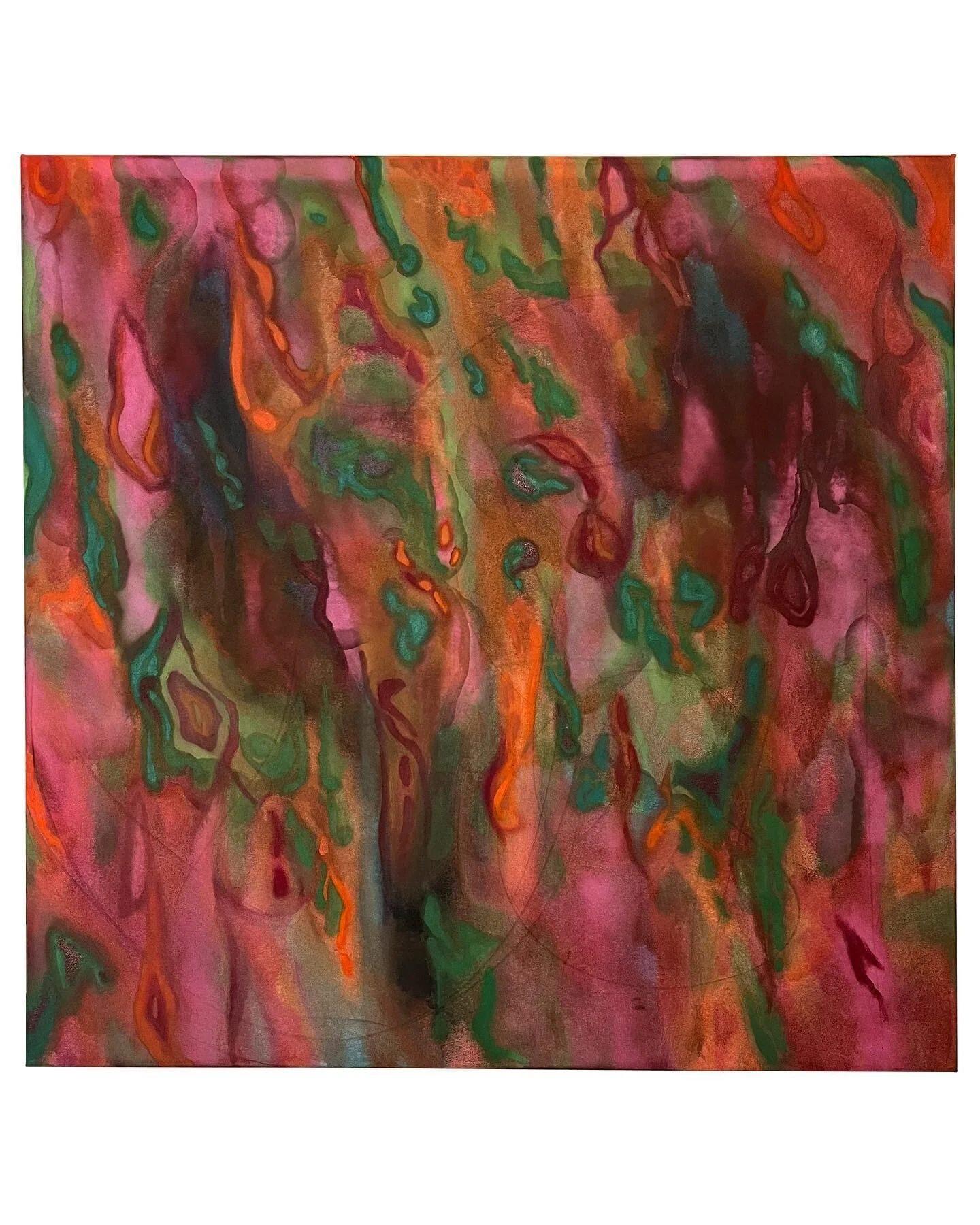 I Don&rsquo;t Paint for You. 36&rdquo;x 36&rdquo;. Oil on canvas
.
.
.
.
.
#contemporaryart #oilpainting #artistsupport #artistssupportingartists