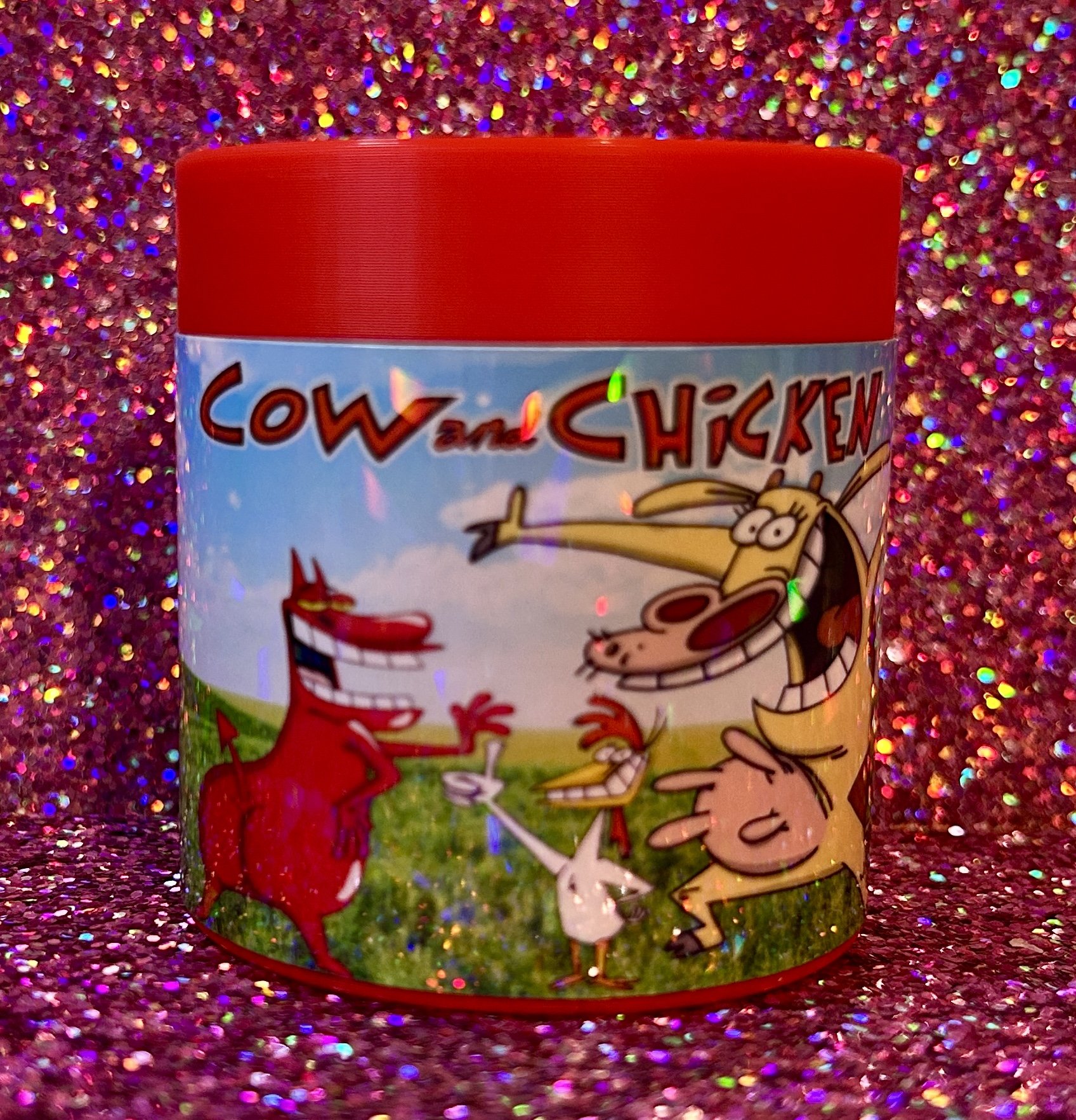 Cow And Chicken Stash Jar