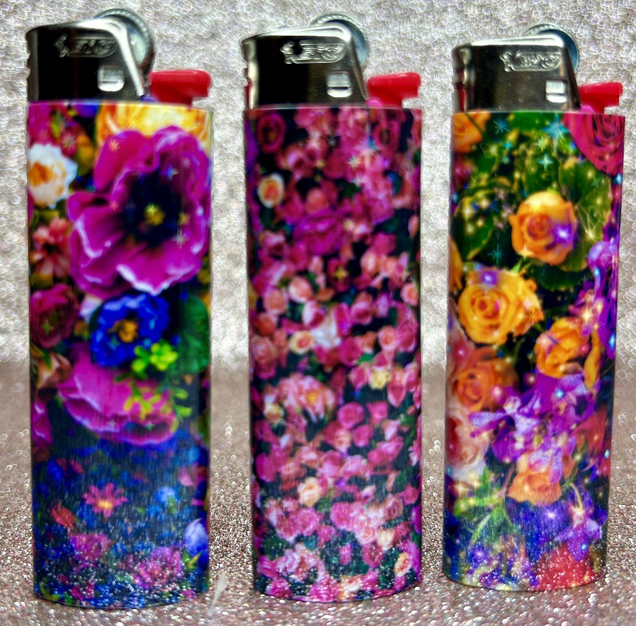 Floral Lighters & Wraps