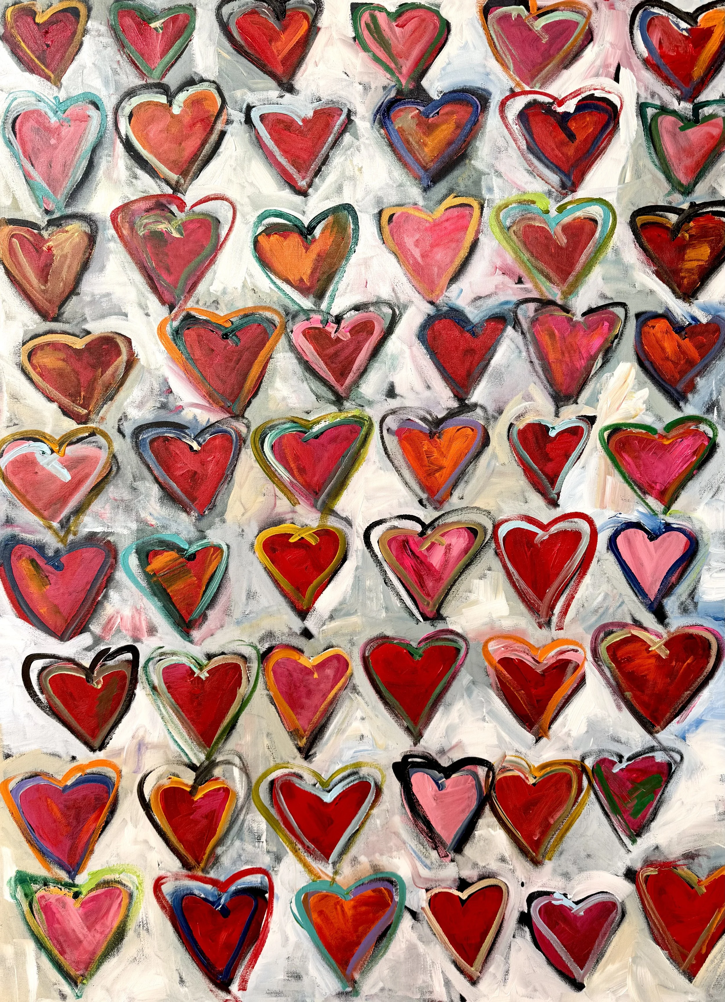 I Can't Help The Way I Feel. 36x48', $2500