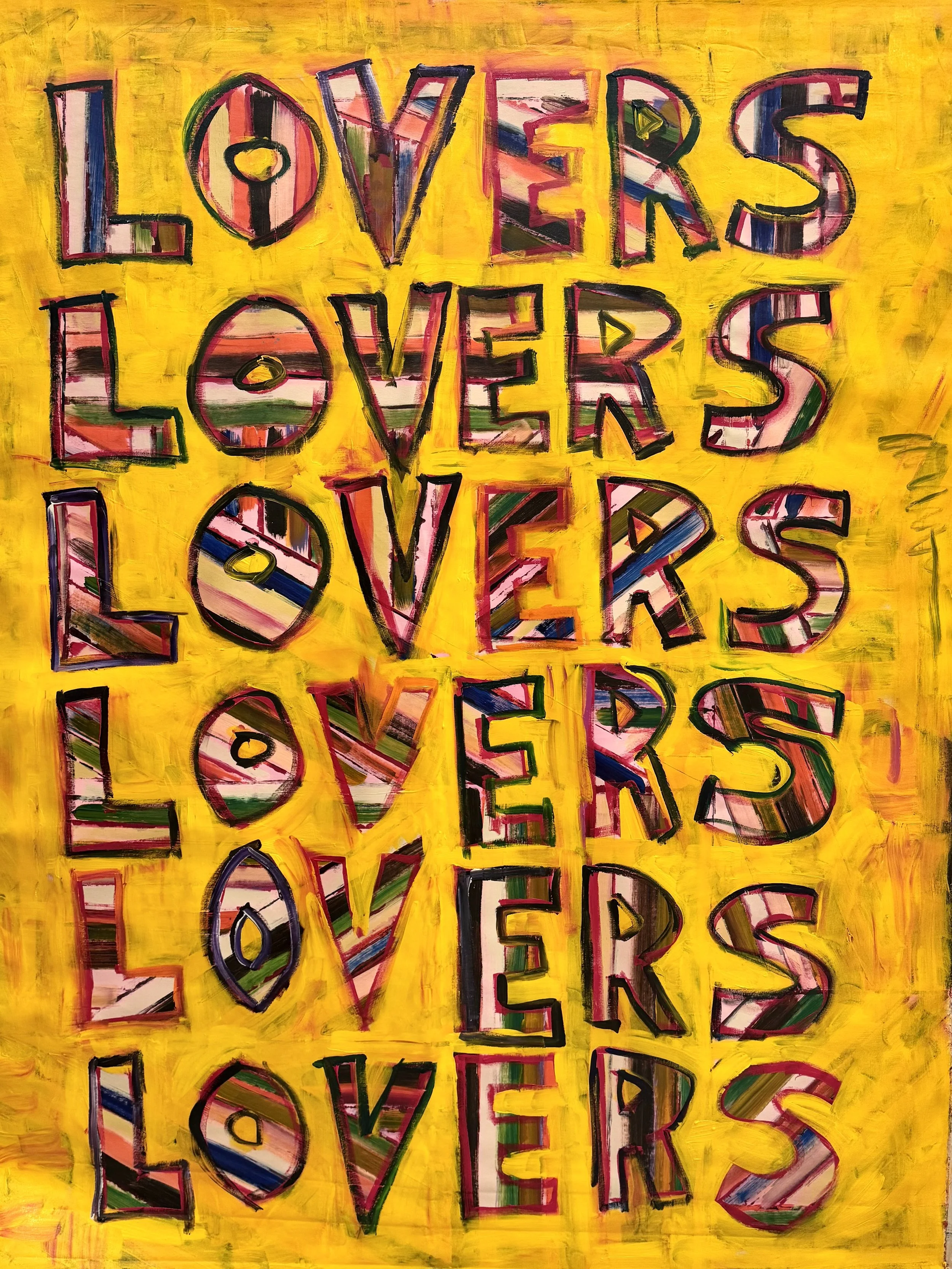 "Lovers", 50x65", $3300