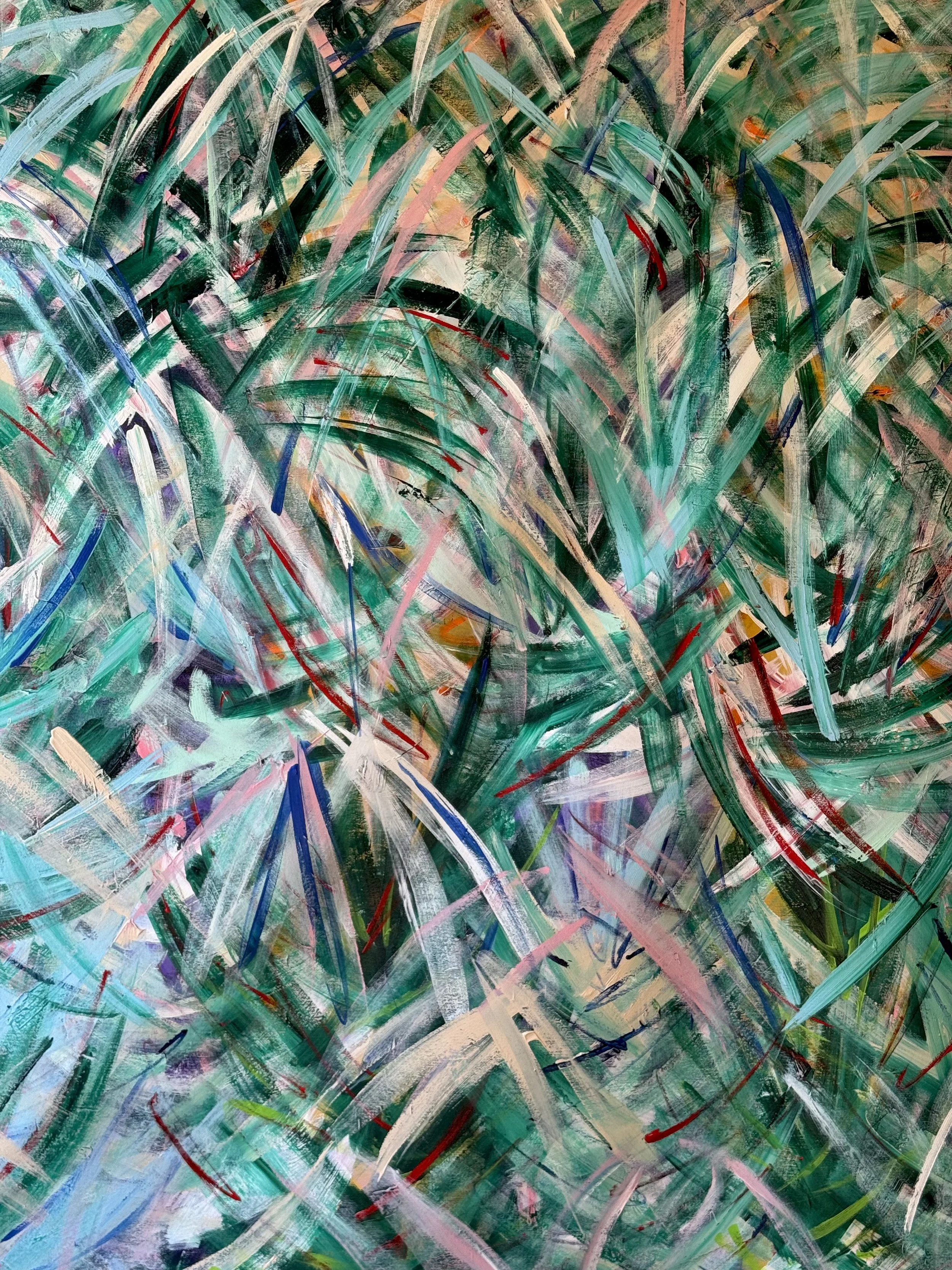 "Jungle, 50" x 60", $3,000
