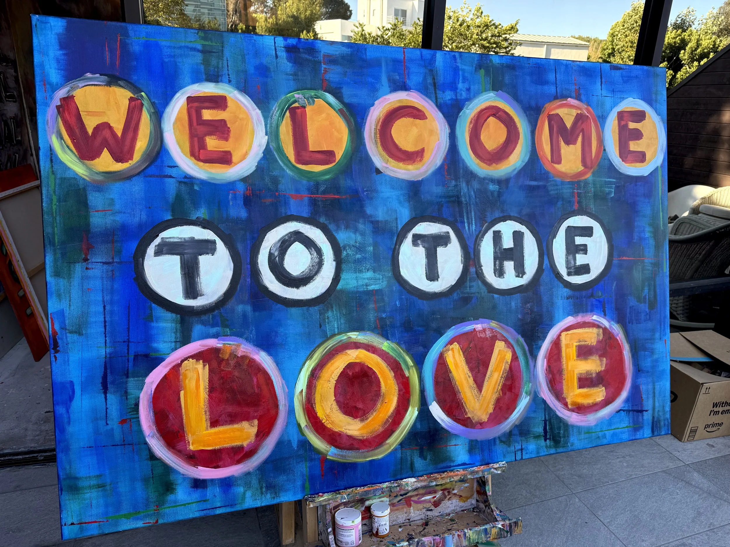 "Welcome to the Love" 48" x 72", $3,000