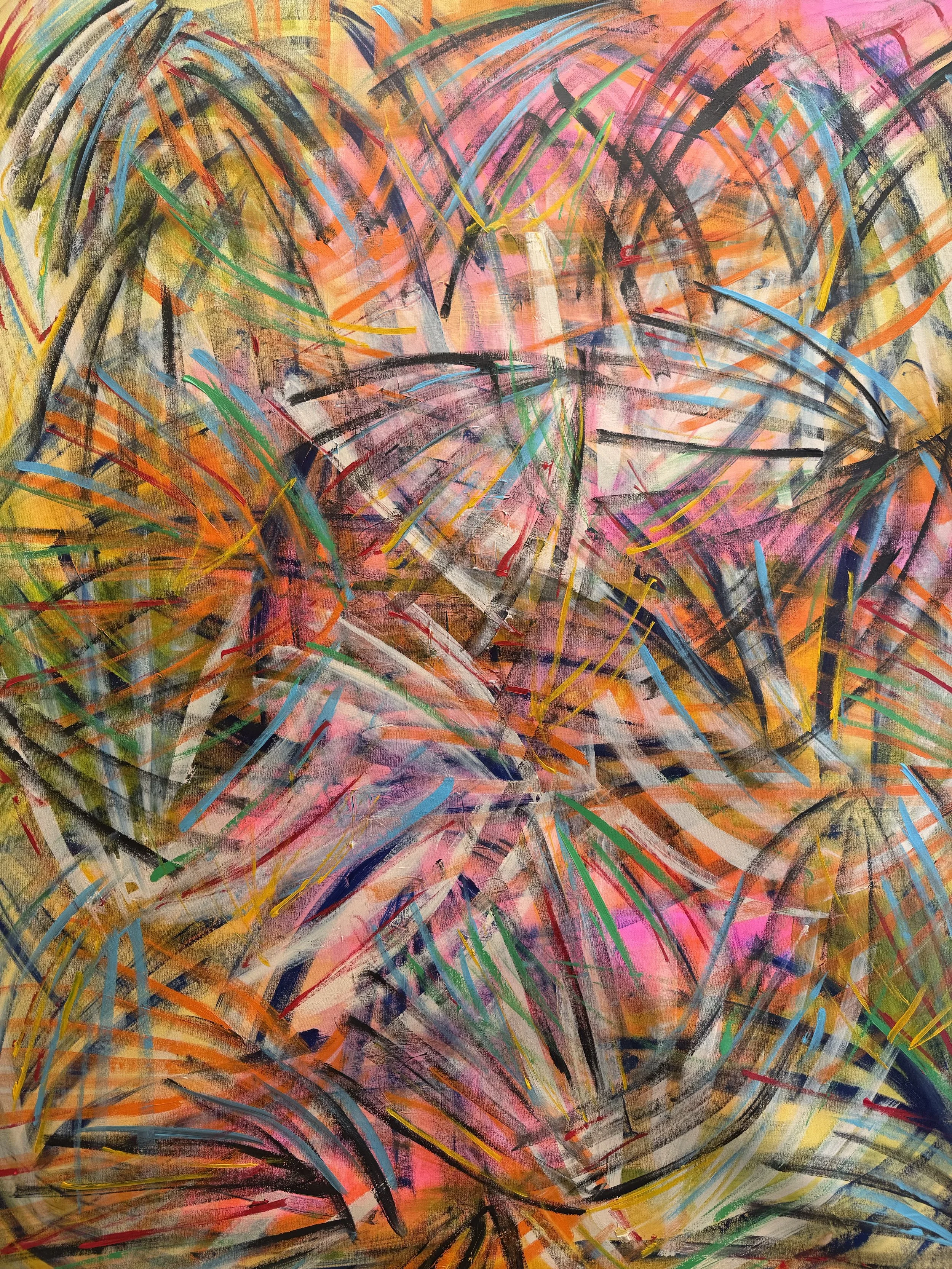 "The Palms", 54" x 60",  $3,000