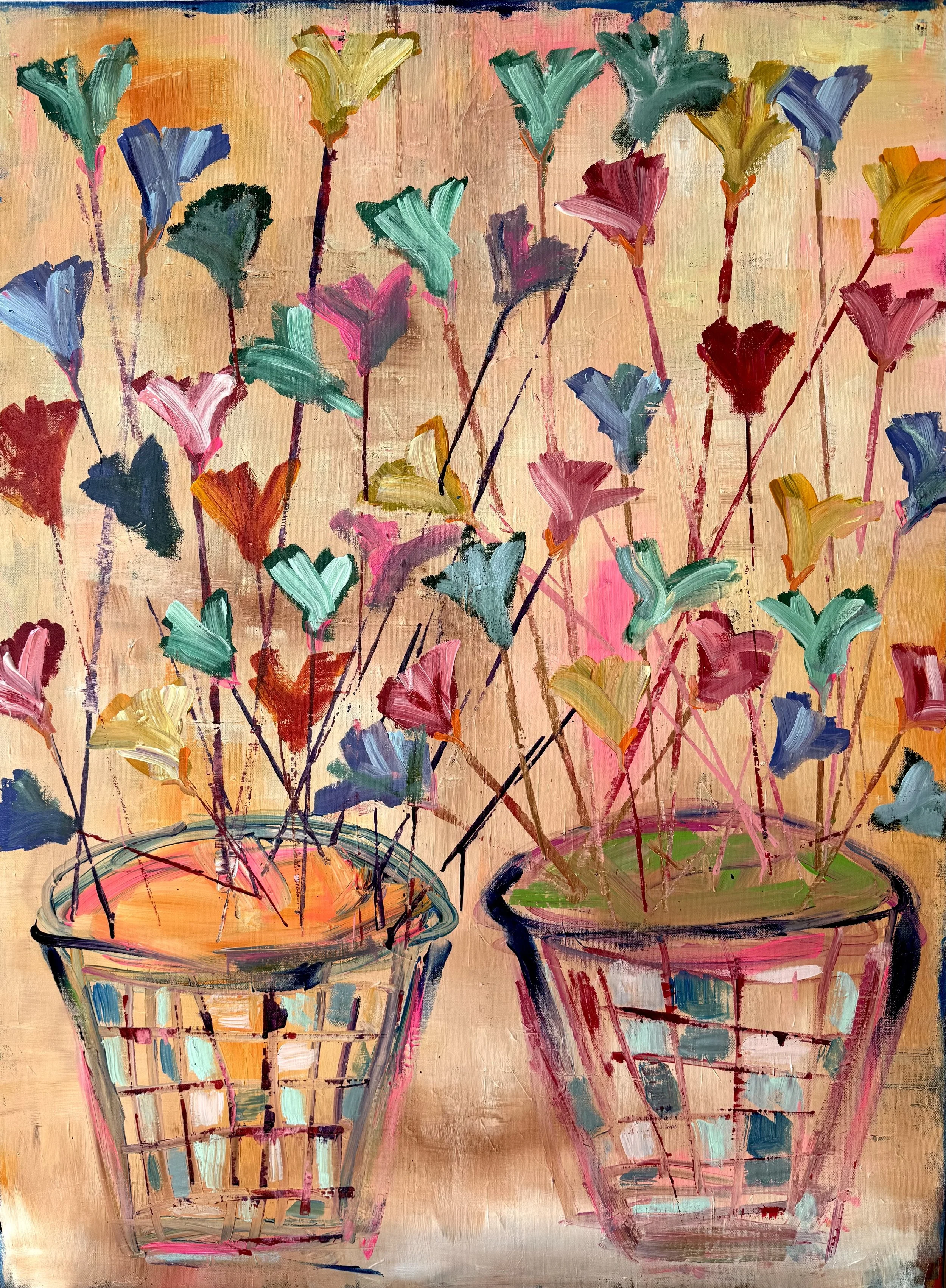 "Twin Flames", 30x40", $2400