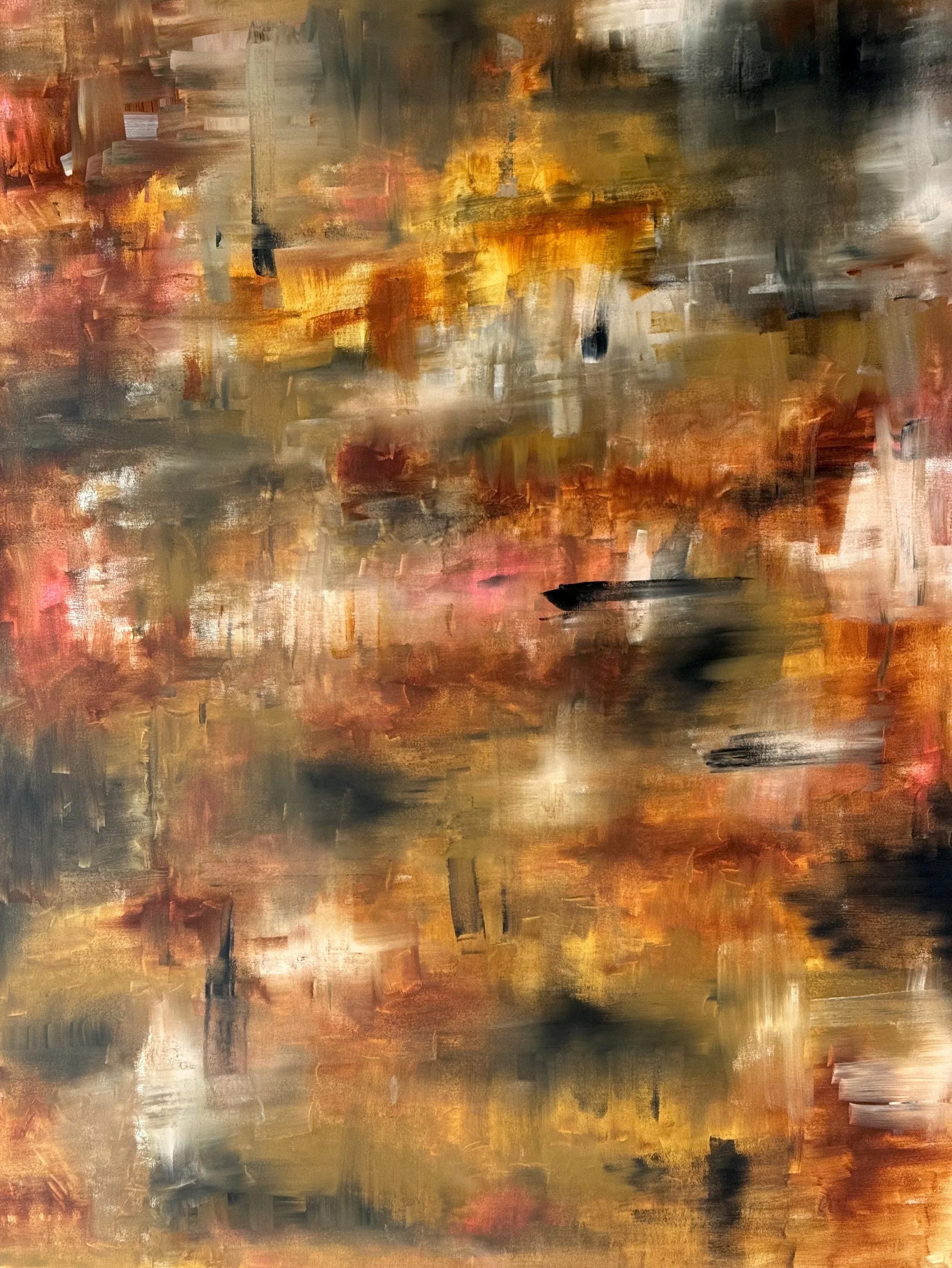 "Space. Time", 60x72", $3600