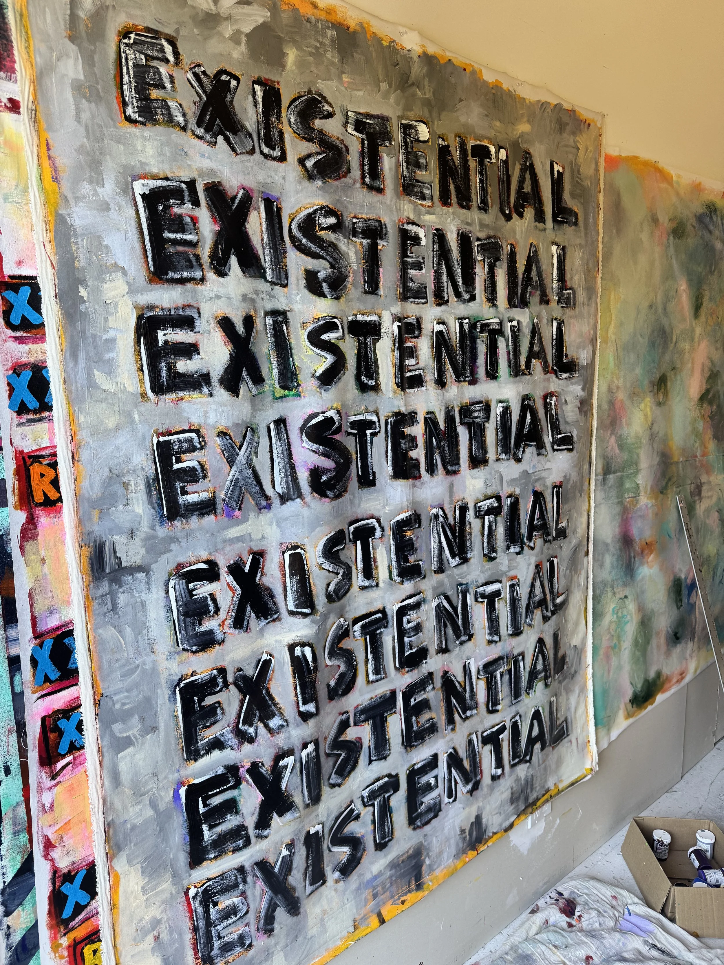 "Existential" 60" x 72", $3,400