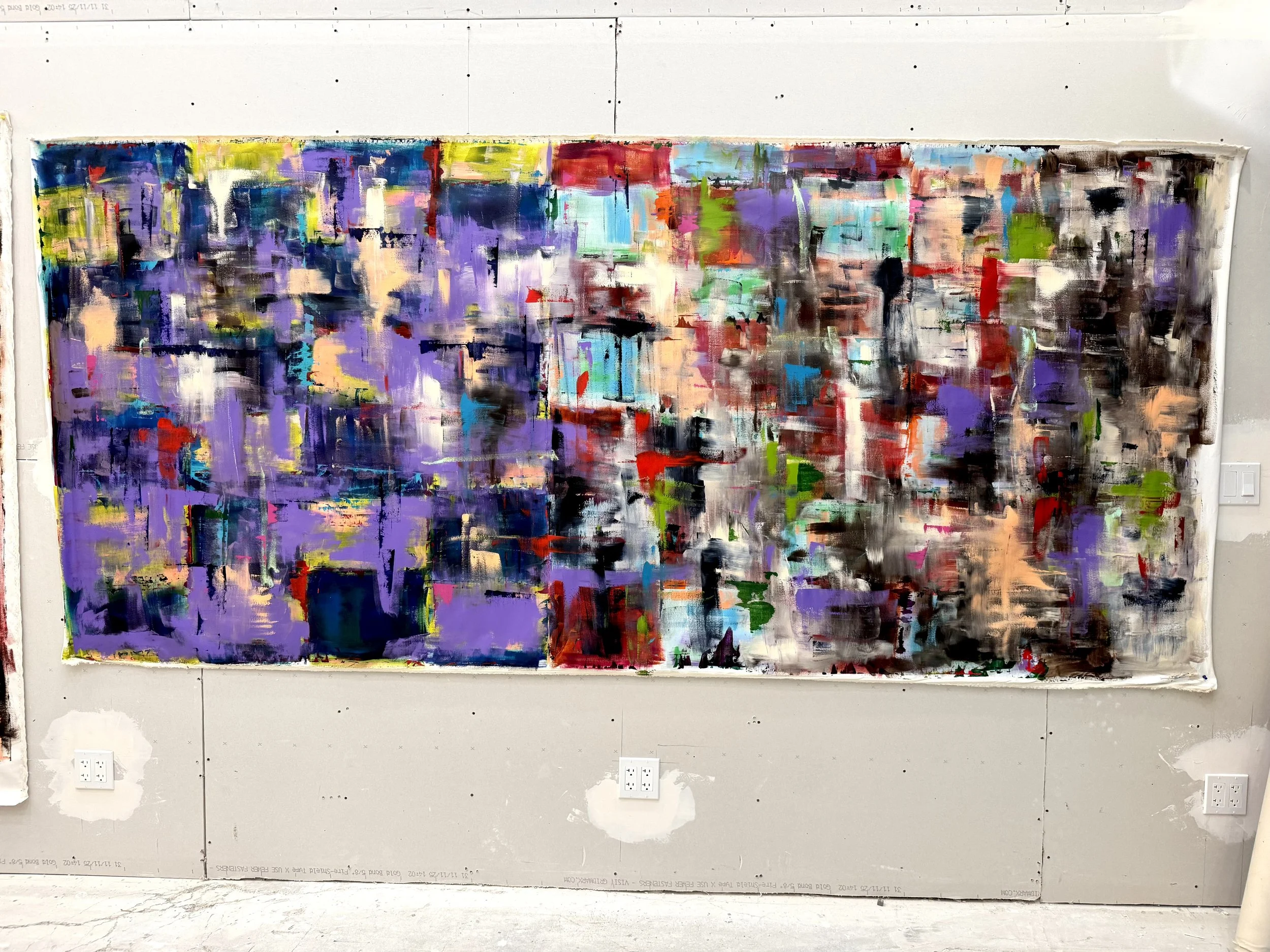 The Long Courtship, 60X105", $3500