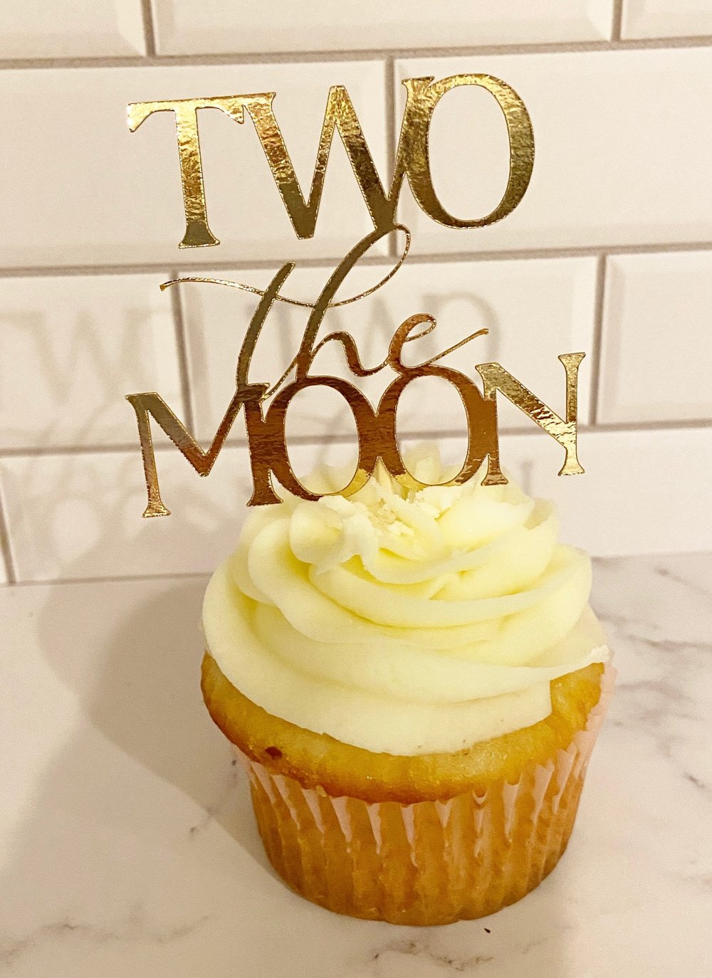 Two The Moon Cupcake Toppers — Limitless Love Kreations