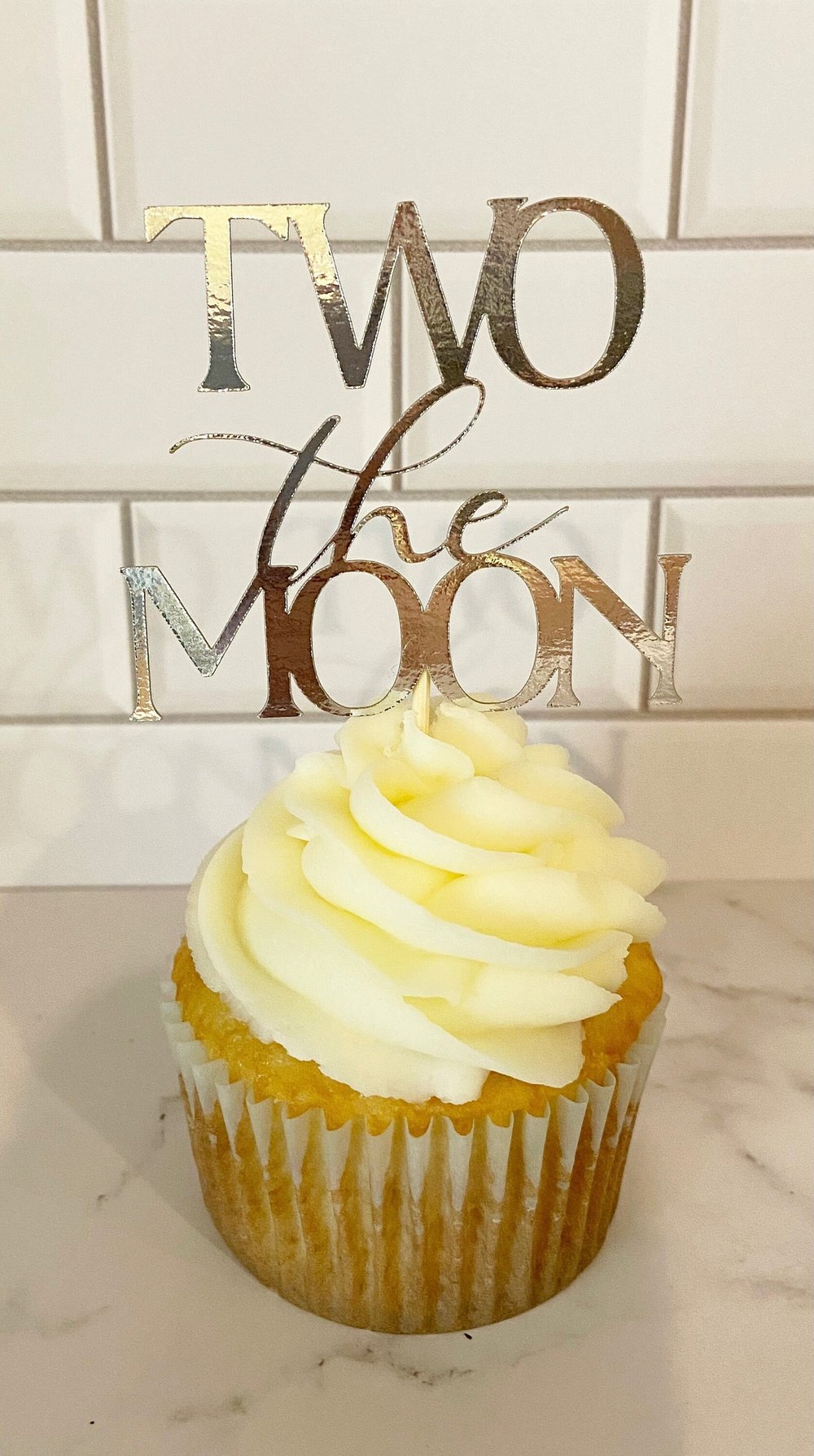 Two The Moon Cupcake Toppers — Limitless Love Kreations