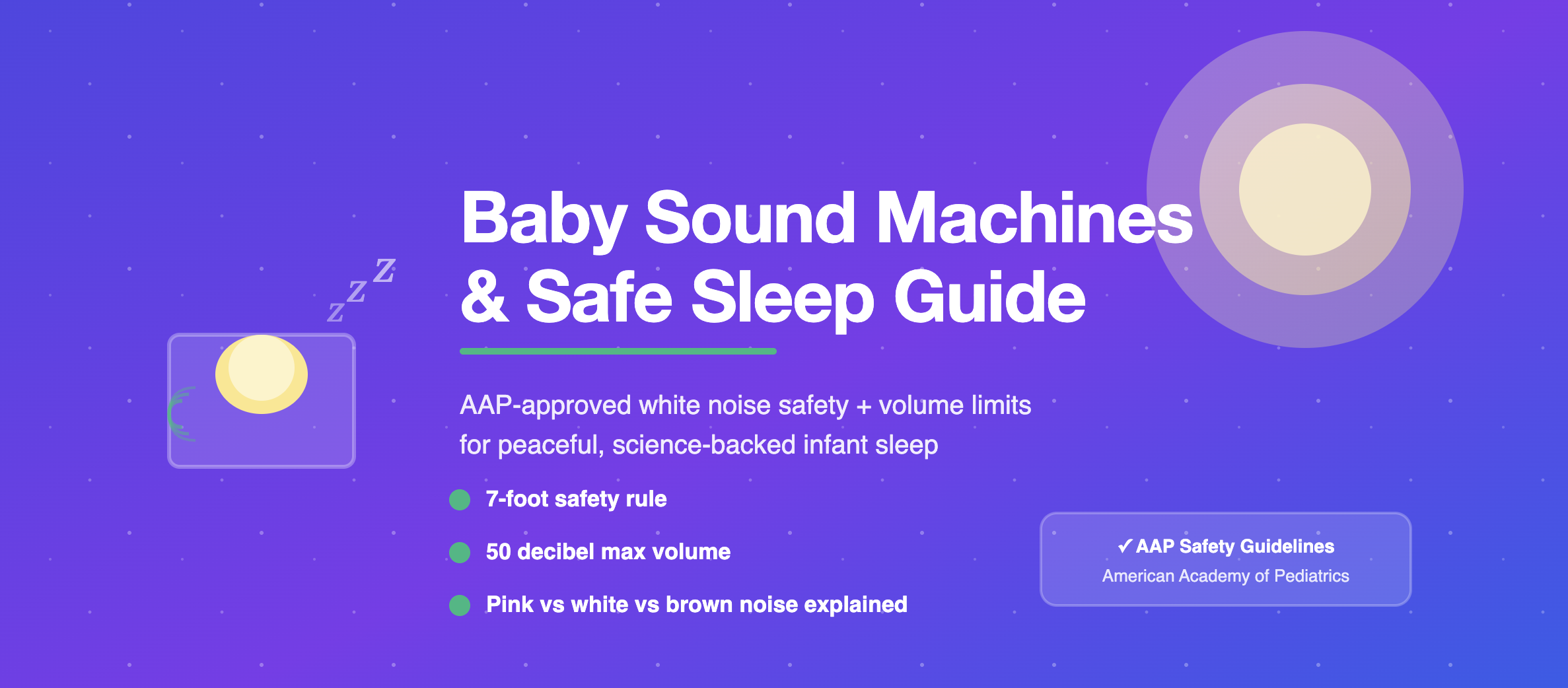 Baby Sound Machines &amp; White Noise: Safe Sleep Guide for Parents (2026)