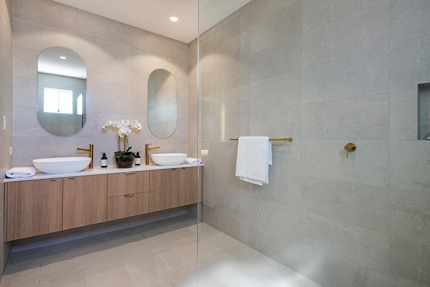 Recently completed bathroom on our isle of Capri project