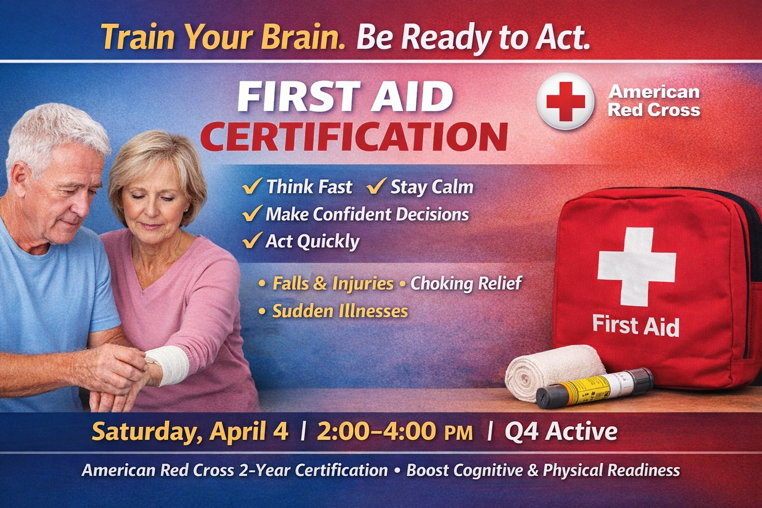 First Aid Certification Course (American Red Cross)