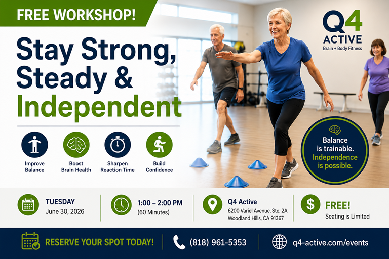 Stay Strong, Steady &amp; Independent: FREE Balance &amp; Fall Prevention Workshop