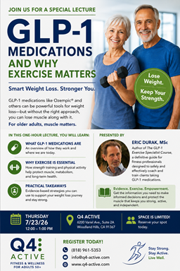 GLP-1 Medications, Older Adults, and Why Exercise Matters