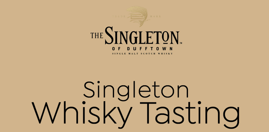 Singleton's Whisky Tasting at the 19th