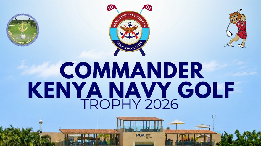 Commander Kenya Navy Golf Competition