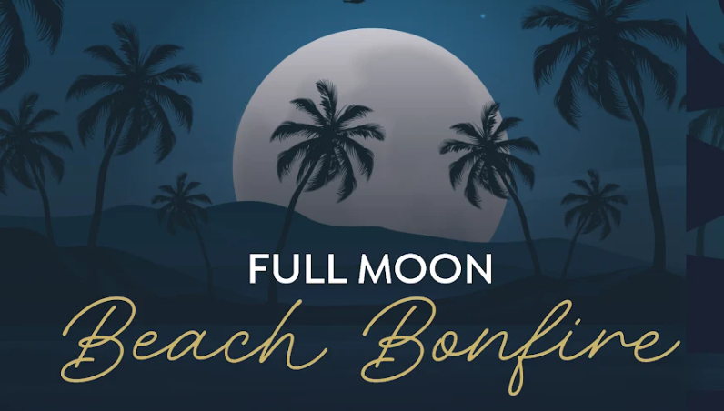 Full Moon Beach Bonfire Party