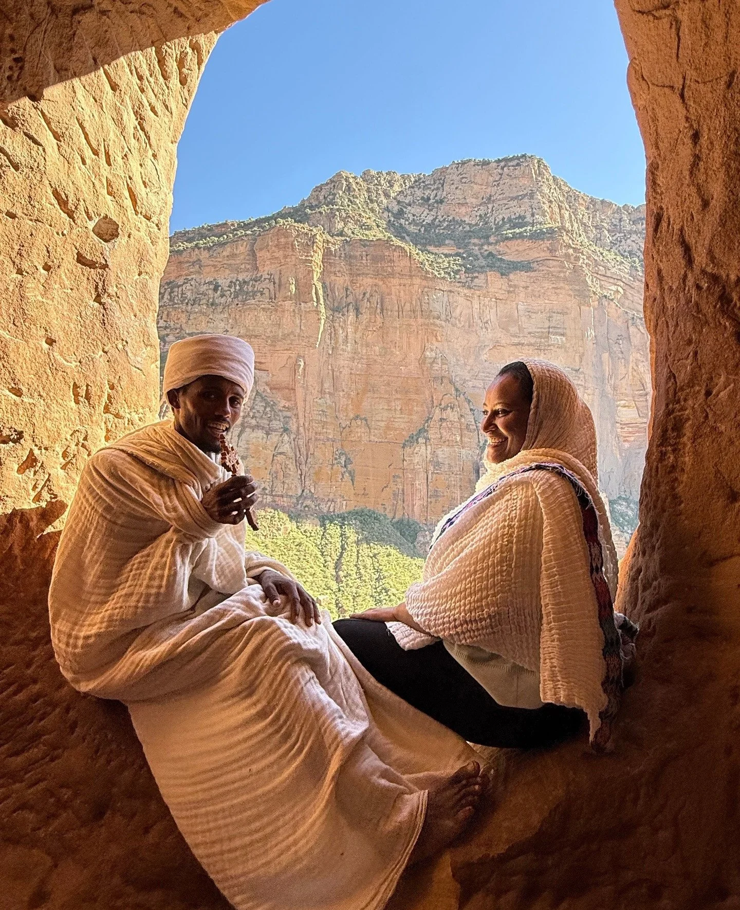 Our Chef &amp; Owner @tigistreda's Ethiopian roots is the heart and inspiration behind Demera 🧡⁠
⁠
Our dishes are often inspired by her travels and the flavors of Ethiopian cooking.⁠
⁠
Tigist goes back to visit when she can to see friends &amp; fami