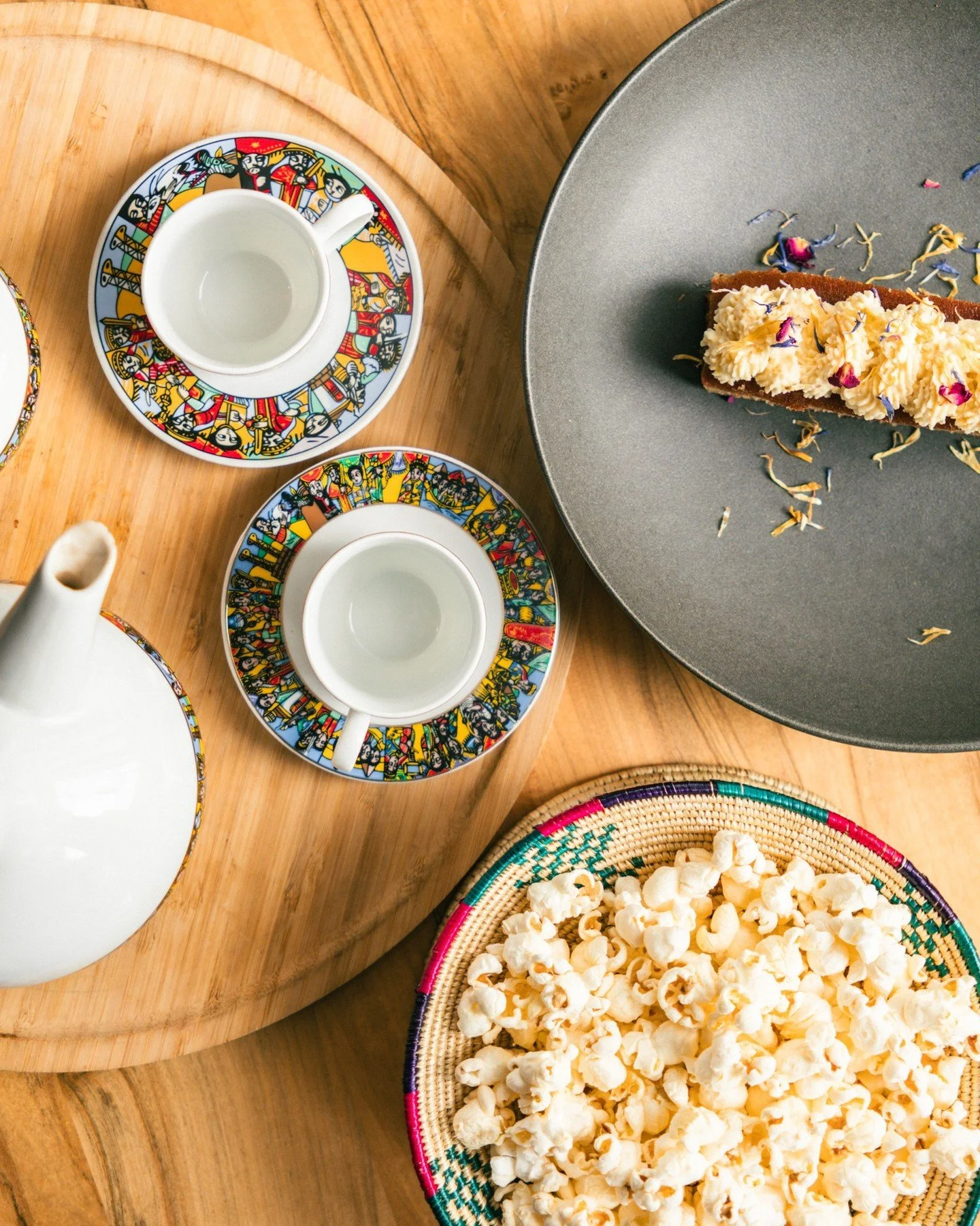 Need last-minute Mother's Day lunch plans? We have it covered 🧡⁠
⁠
To celebrate all the mothers in our lives, we'll be demonstrating a traditional Ethiopian coffee ceremony with freshly roasted coffee beans, popcorn, and hot buna (coffee) to enjoy ☕