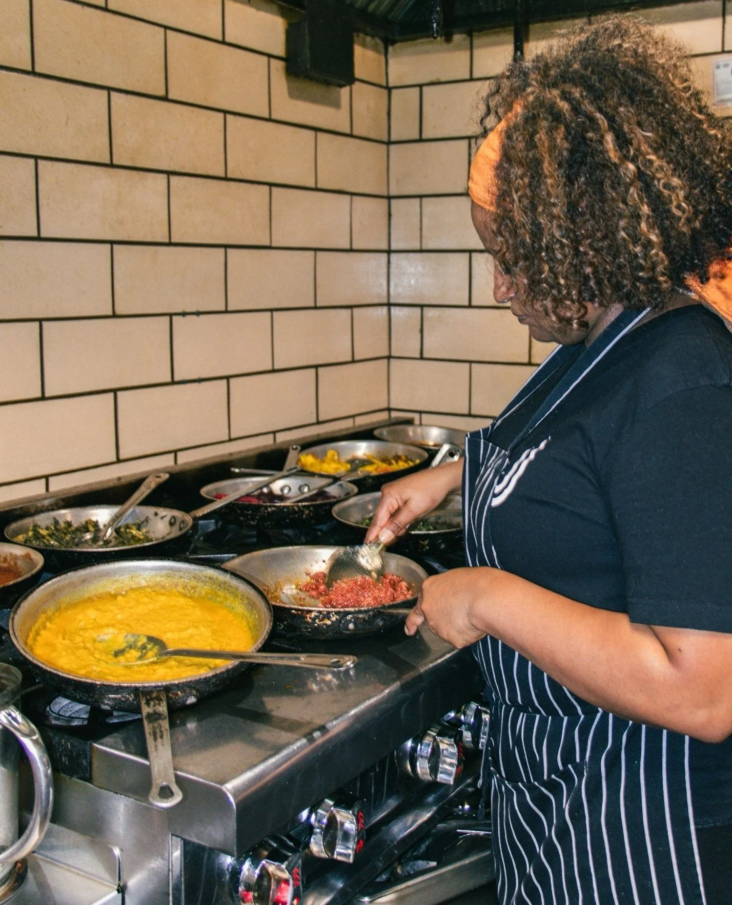 Scenes from the kitchen 🥘⁠
⁠
Chef Tigist preparing Kifto, the team making fresh injera, plating the perfect vegetarian messob, and more ✨⁠
⁠
⁠
⁠
⁠
#chicagofood #chicagoeats #chicagorestaurant #chicagochef