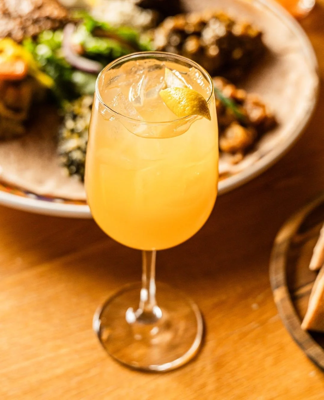 The perfect drink for summer 🍹⁠
⁠
Tej Spritz // Honey Wine, Bayab Pineapple Palm Gin, Chai Honey, Lemon, Q Soda⁠
⁠
⁠
⁠
#chicagorestaurant #chicagofood #chicagofoodauthority