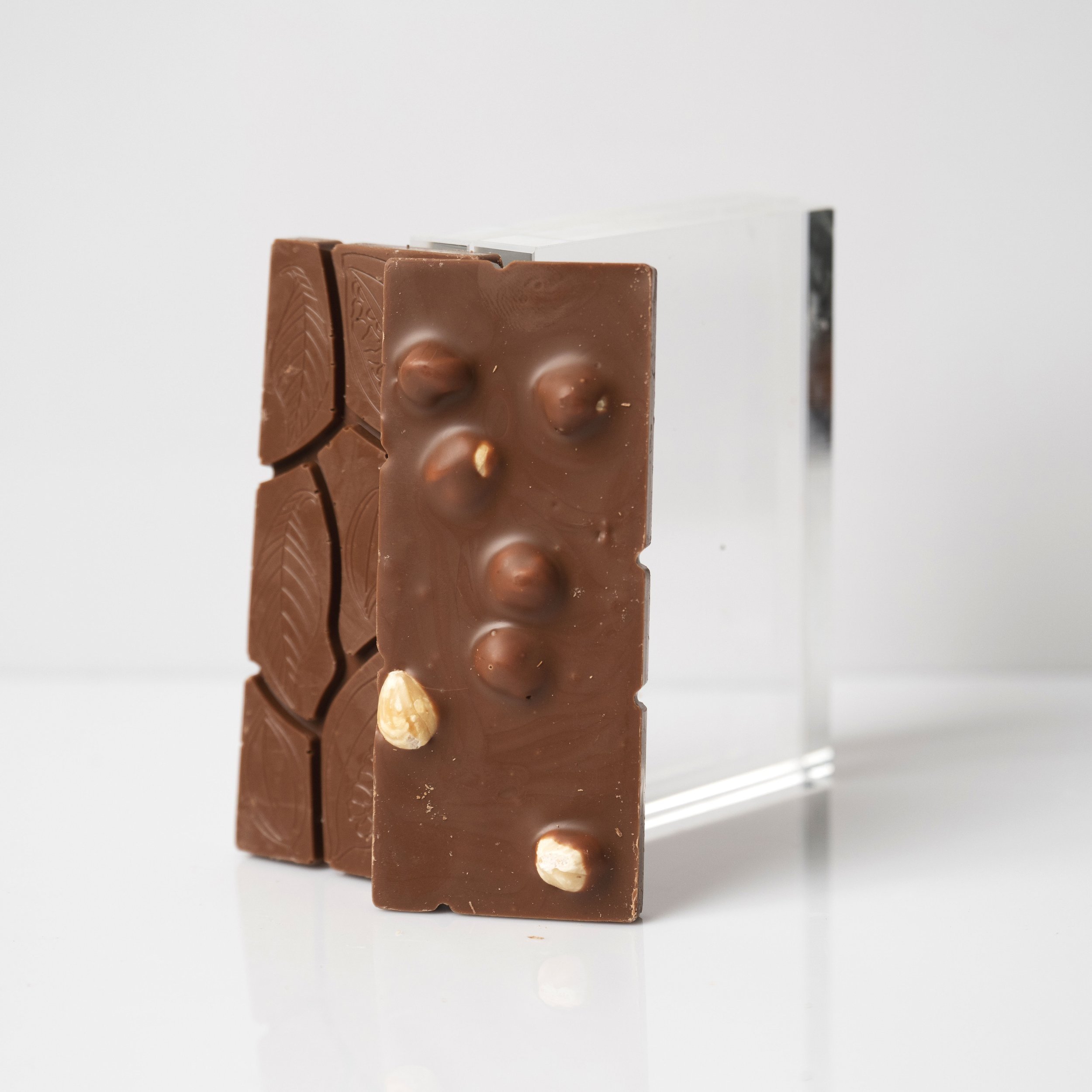 Milk Chocolate Bar with Whole Toasted Hazelnuts