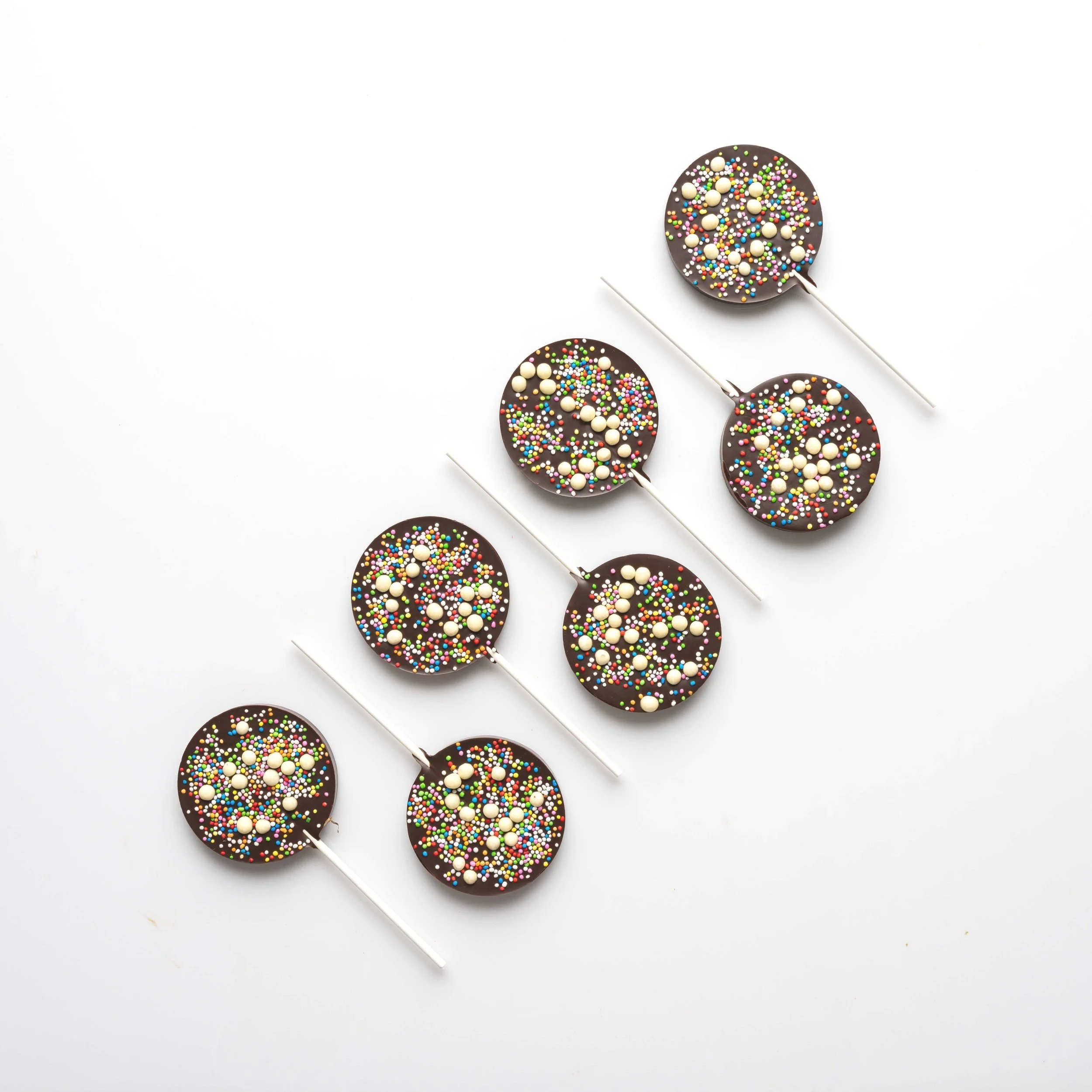 Milk and Semisweet Chocolate Lollipops: Value Pack
