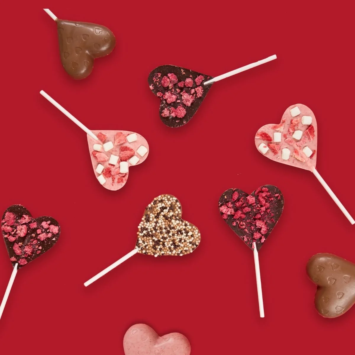 Valentine’s Day Heart Lollipops