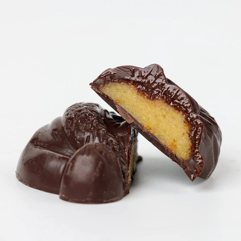 Dark Chocolate Santa with Marzipan