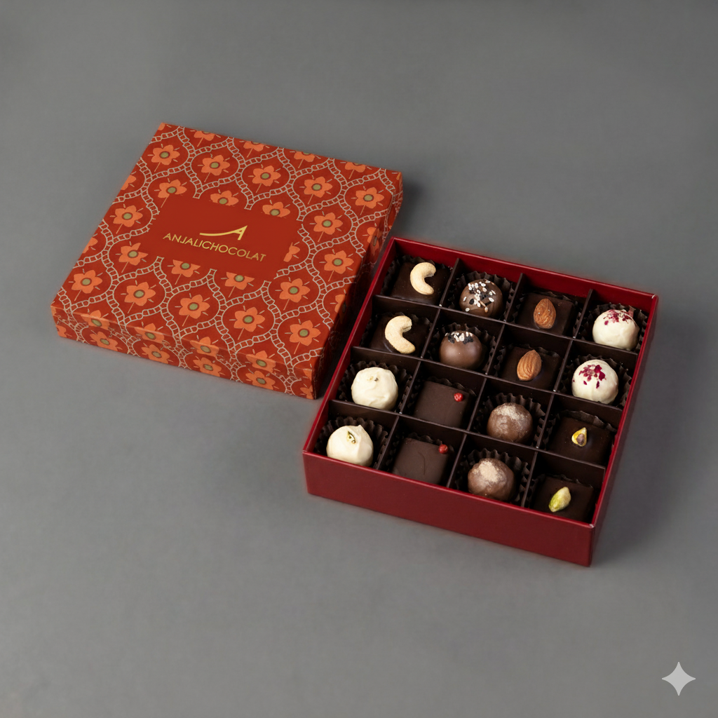 Gourmet chocolate gift for Deepavali, made in Singapore, perfect for corporate gifting