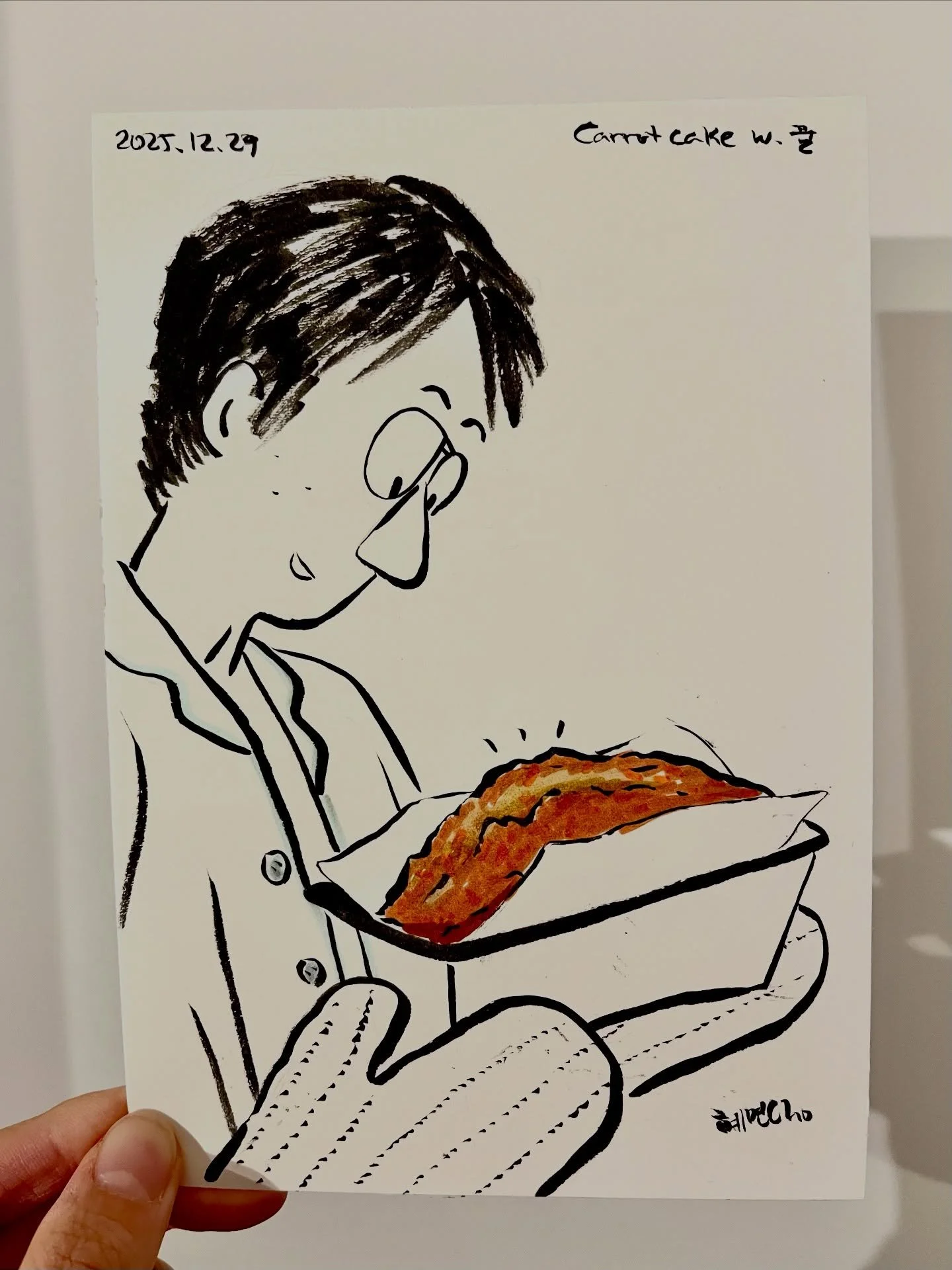 당근 케..라기보다 당근빵 성공!🥕

#당근빵 #당근케이크🥕 #초보베이킹 #bakingjourney #familyillustration