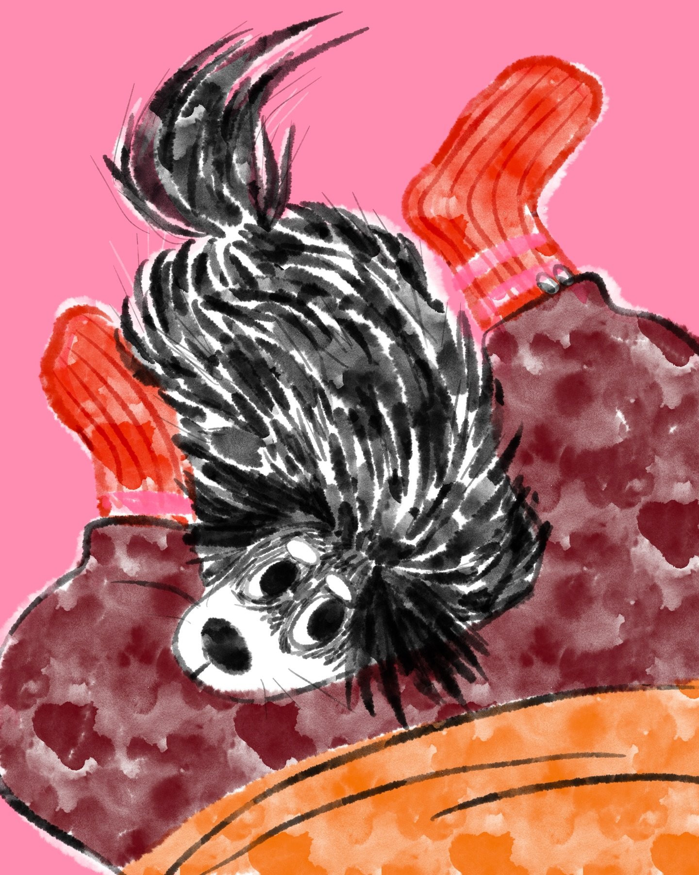 #lifewithdog #dogillustration #crotchdogs