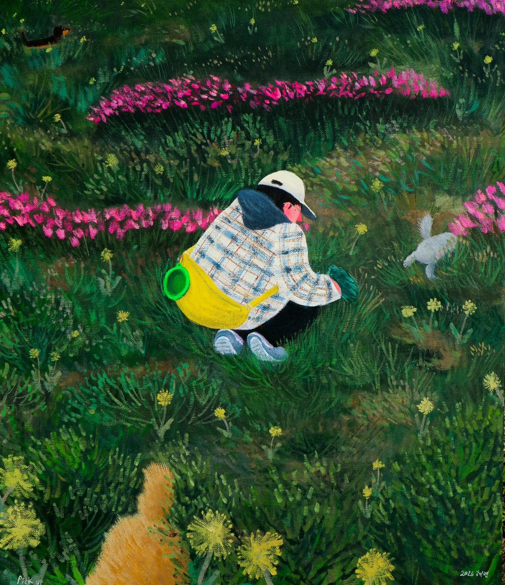 (sold)
Pick Up
53x45.5cm
2026
Acrylic Gouache on Canvas