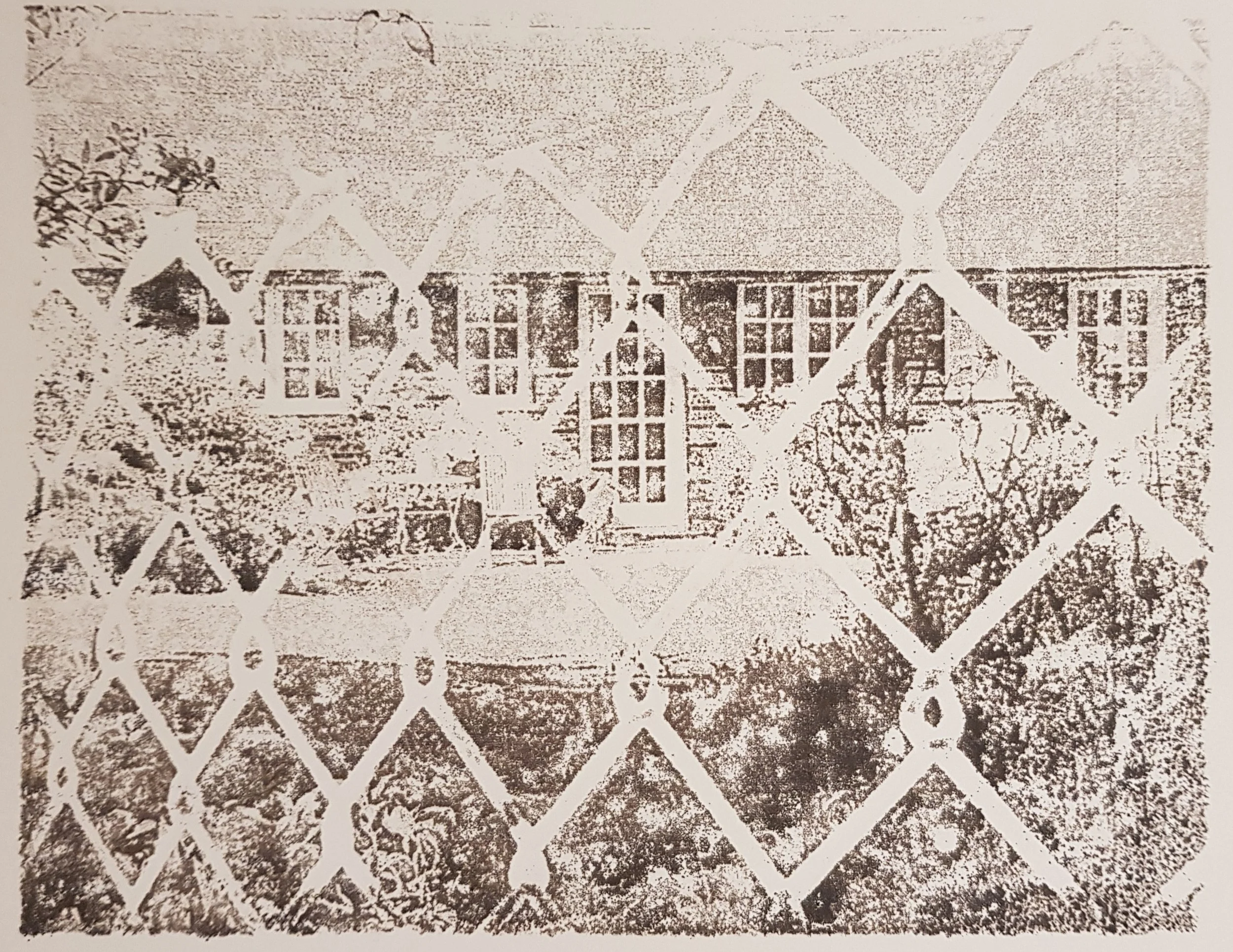 Lockdown 2020 - embossed ink monotype