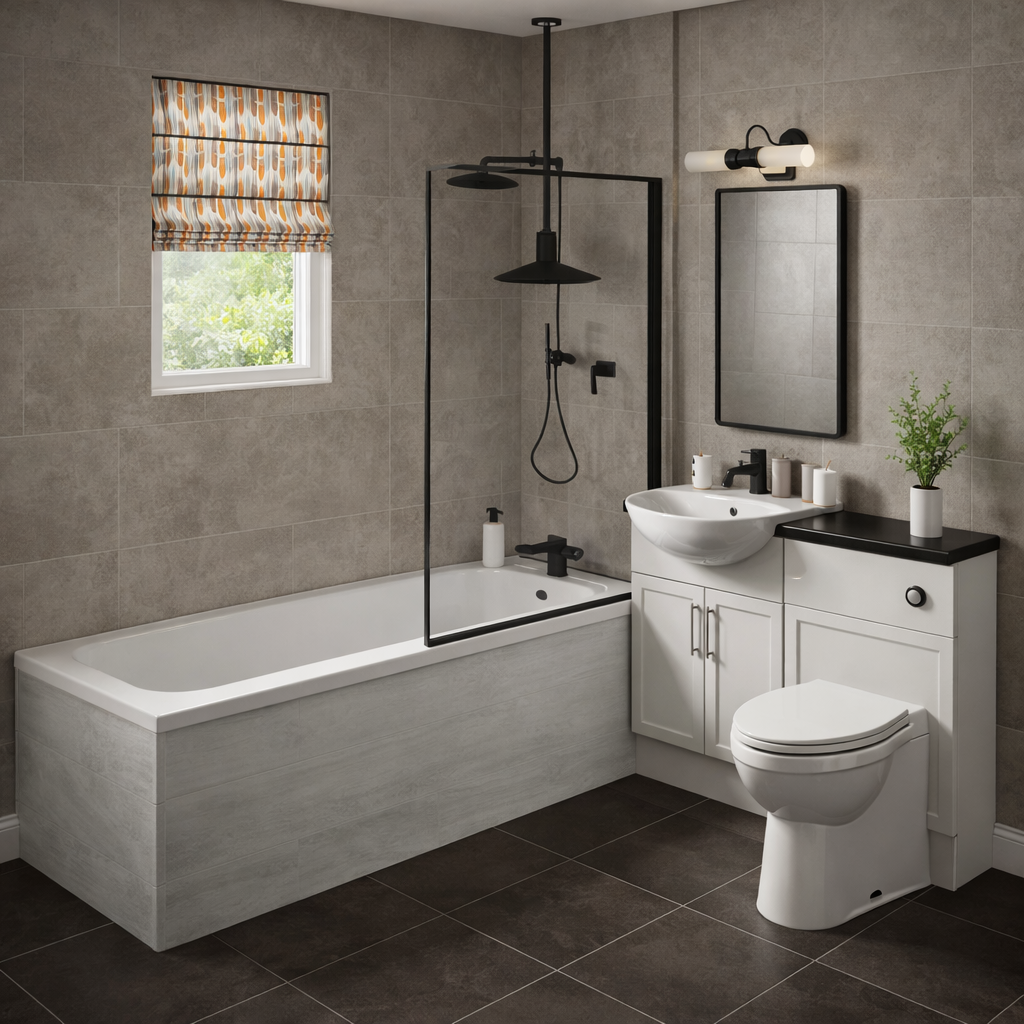 Photorealistic bathroom image