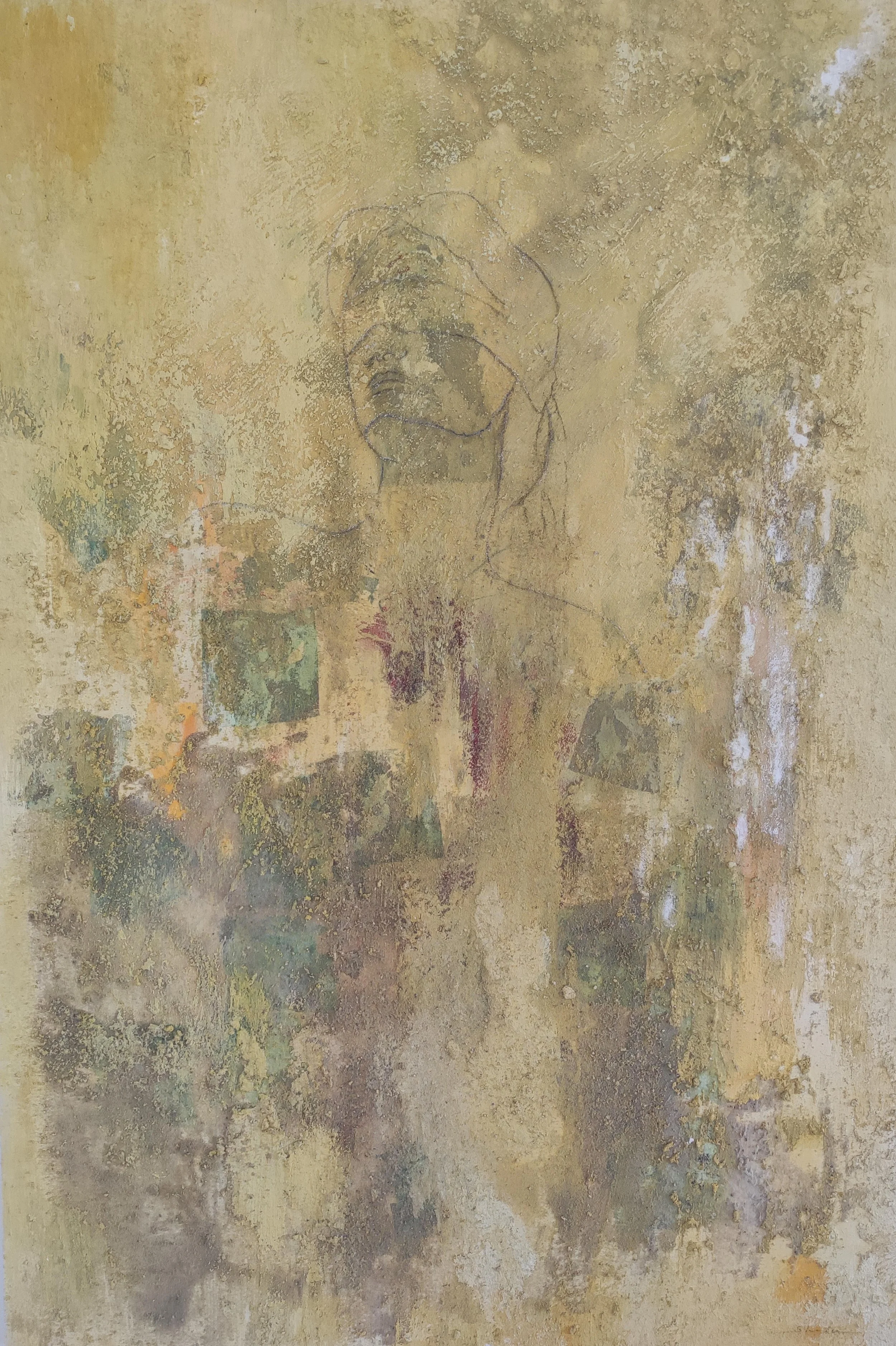 Figurative & Women's  Portrait   Glass, Pencil...