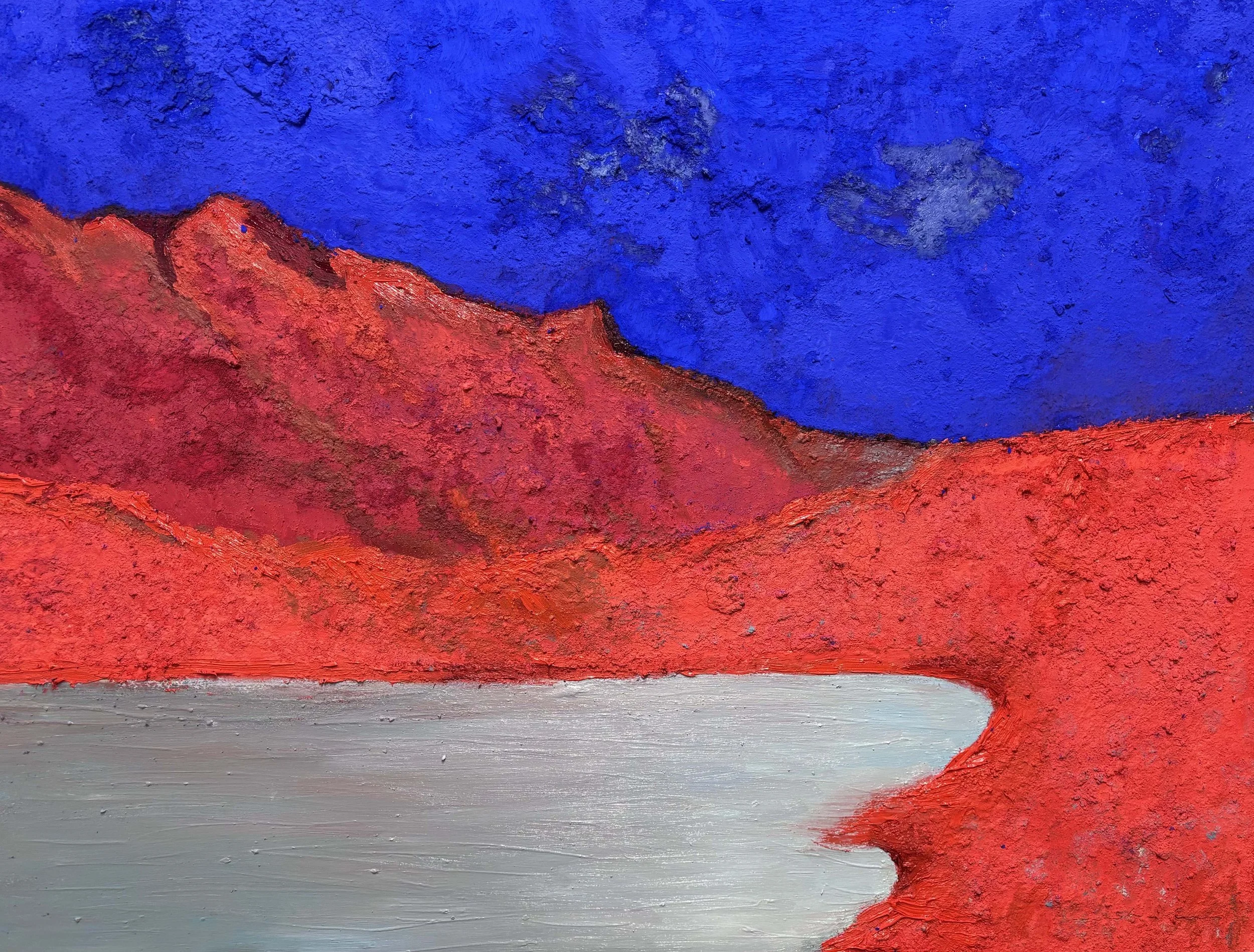 Sunset in Trübsee I Front view I
Pigments and Oil I
60 X 80 cm I
2026