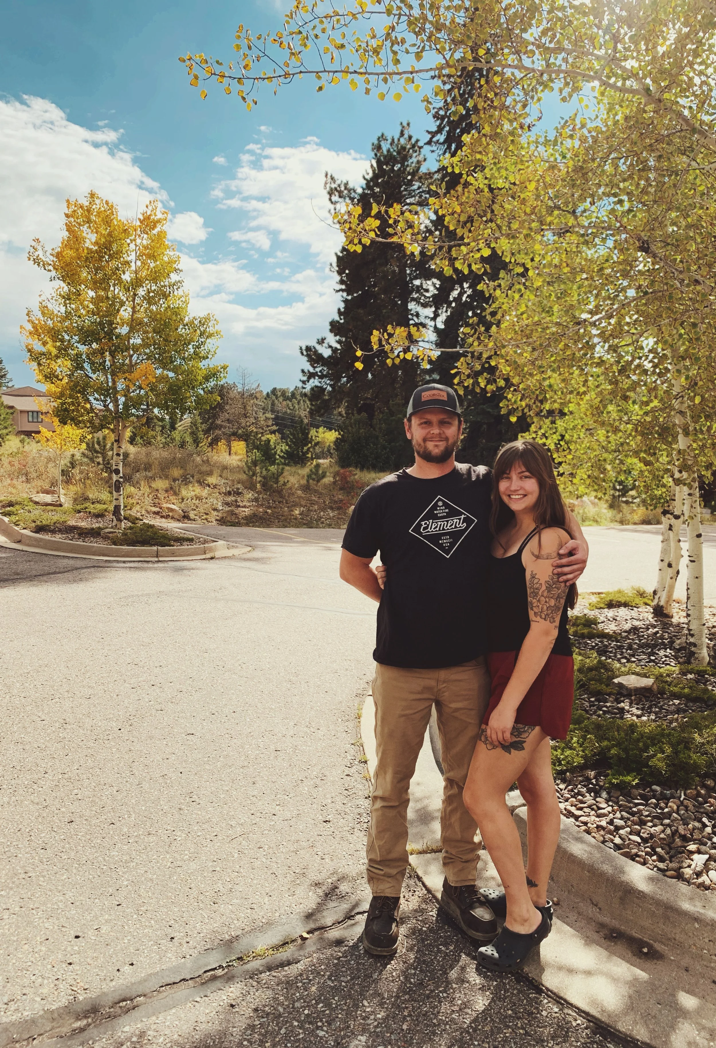 Look who bought a house: Adam and Courtney!