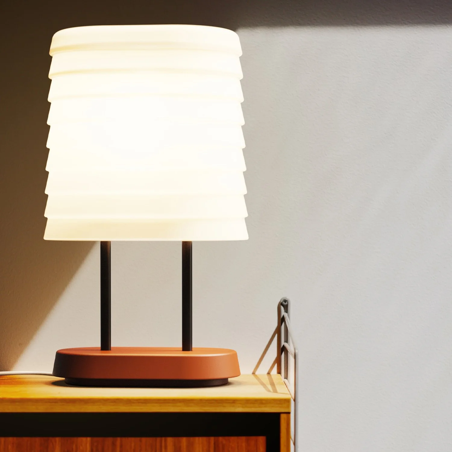 Lámpara diseñada para impresión 3D