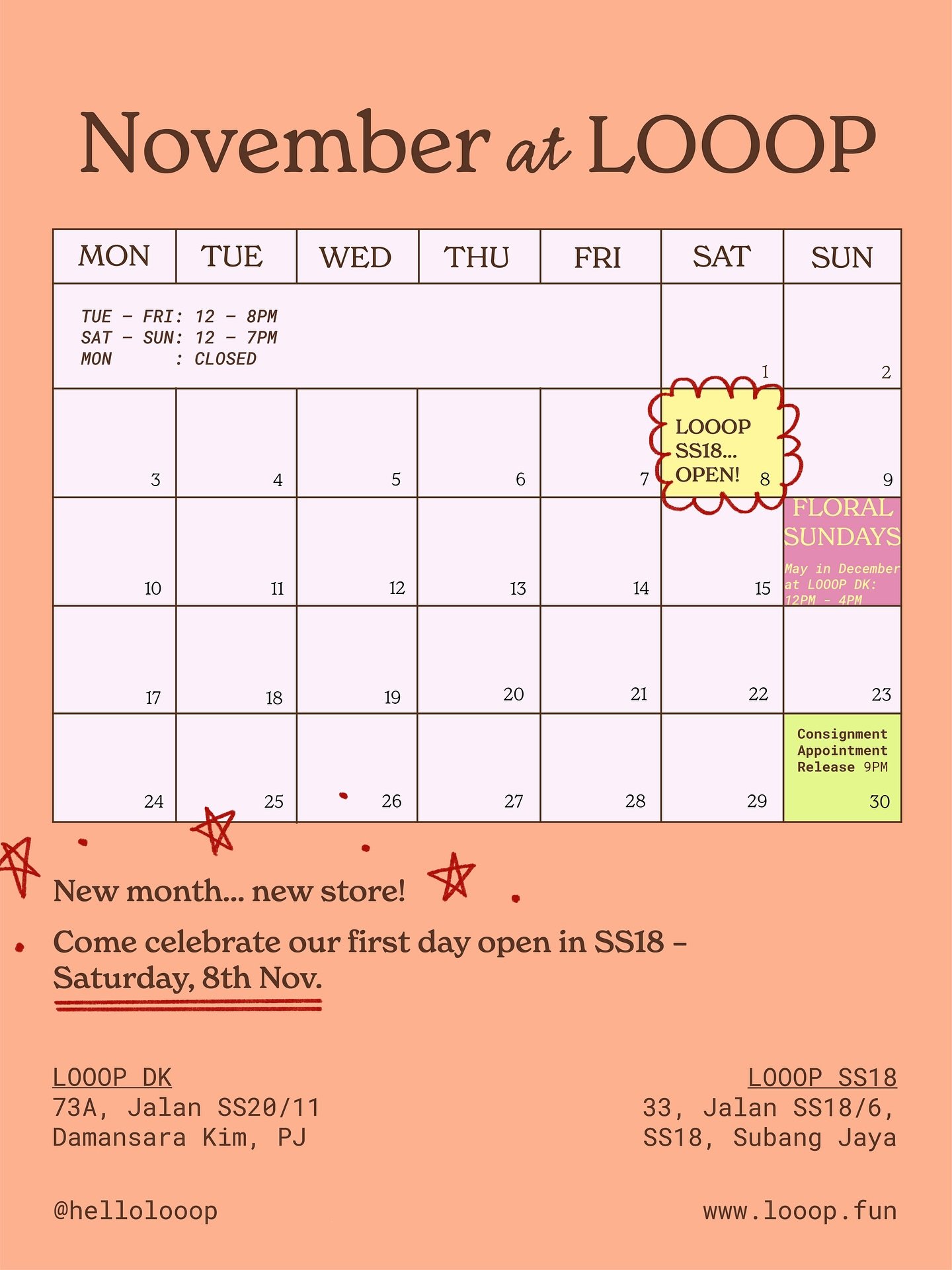 Surprise! 🥳 We honestly weren&rsquo;t sure if we could make it in time for this weekend. But here we are! And here you&rsquo;ll be 😉 Come spend your weekend celebrating the opening of our SECOND BRANCH (that was so crazy to say guys 🤪)

Our Damans