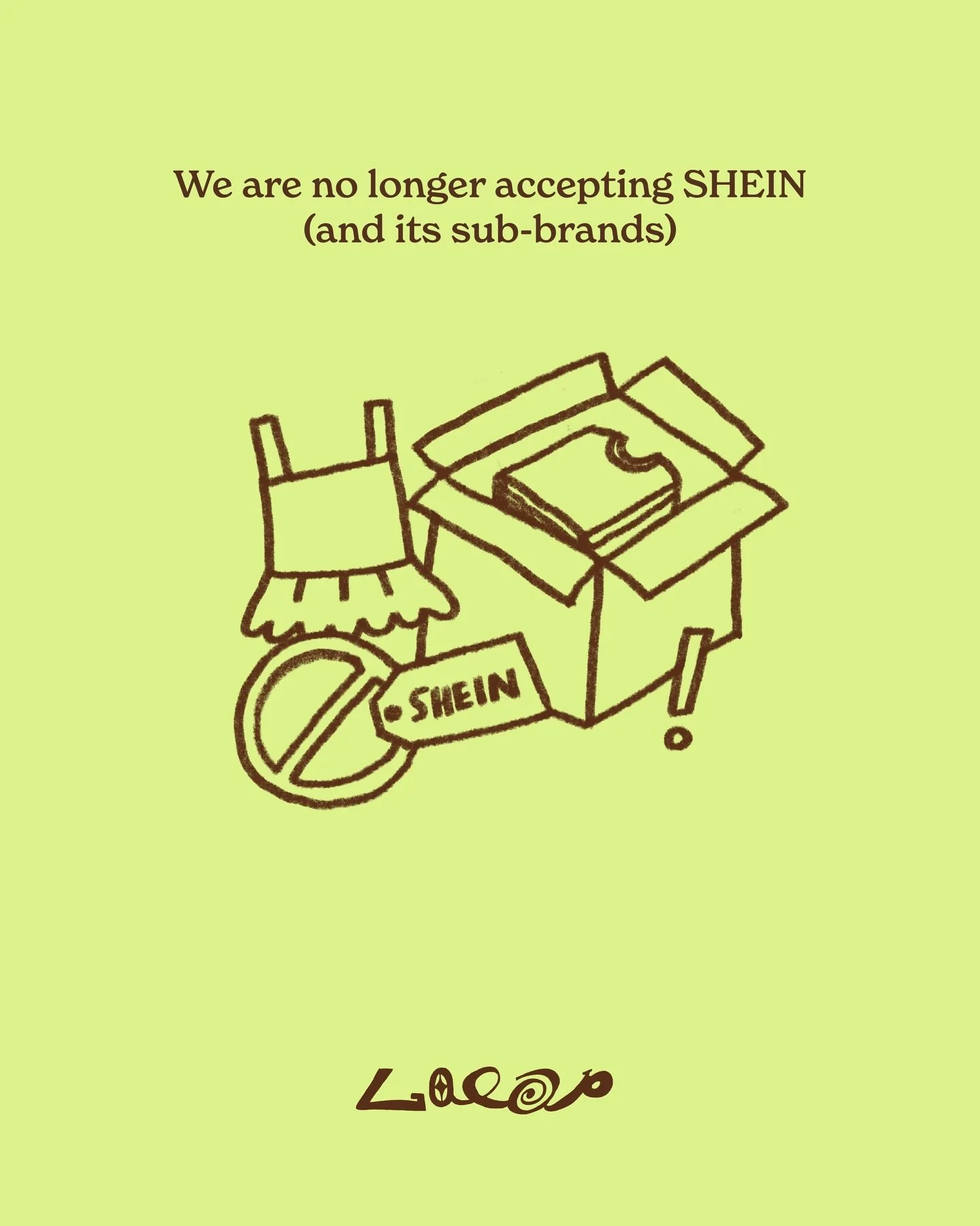 To our future consignors, heads up on this update in our curation &mdash; this decision wasn&rsquo;t made lightly, and we look forward to rehoming more long-lasting, quality finds through LOOOP ♻️