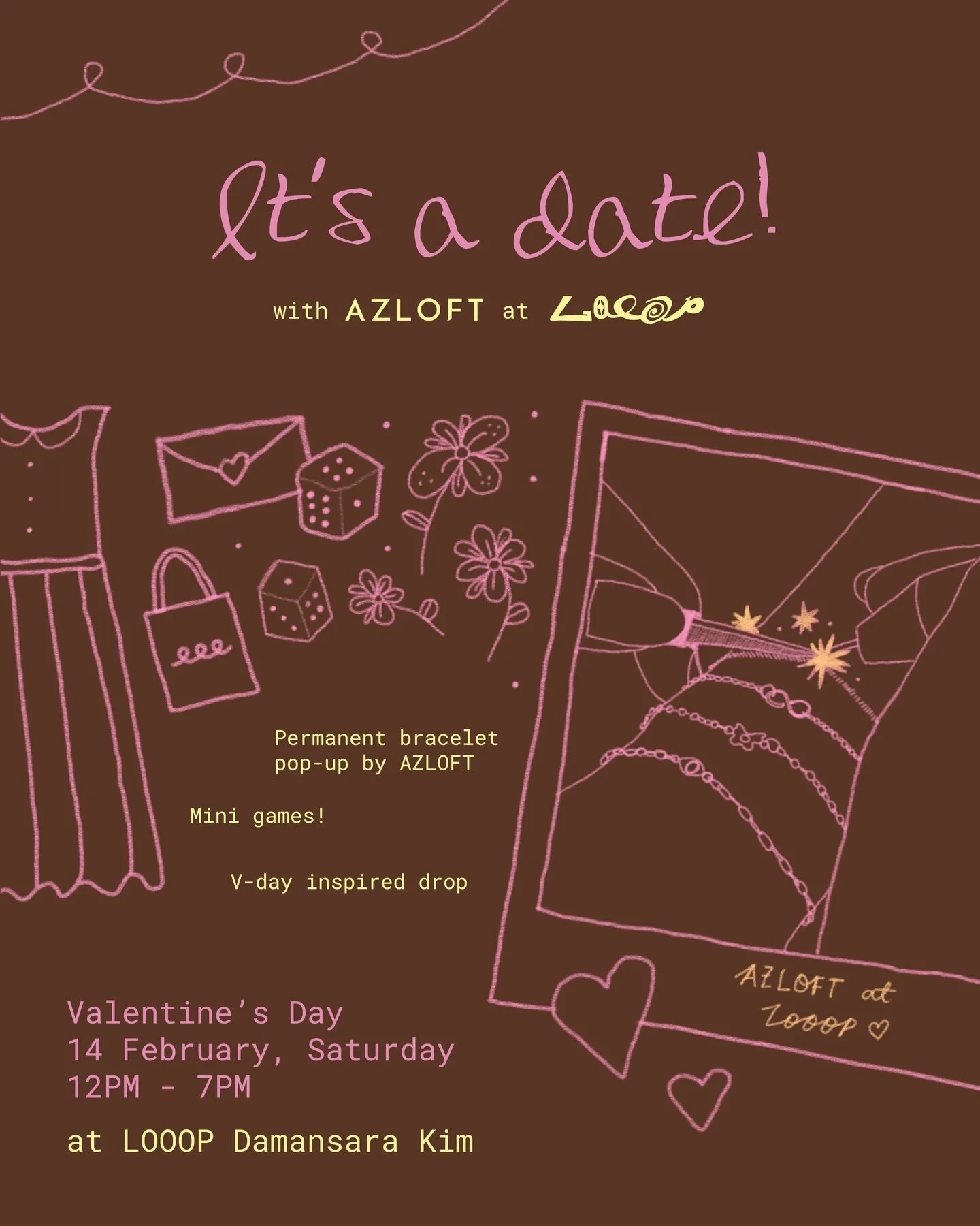It&rsquo;s a date at @looop_dk! 💌 celebrate Valentine&rsquo;s (or Galentine&rsquo;s) with @azloft&rsquo;s jewellery that stands the test of time, and maybe pick up a sentimental piece for your next date night from our V-day curation 🥂 

Limited slo