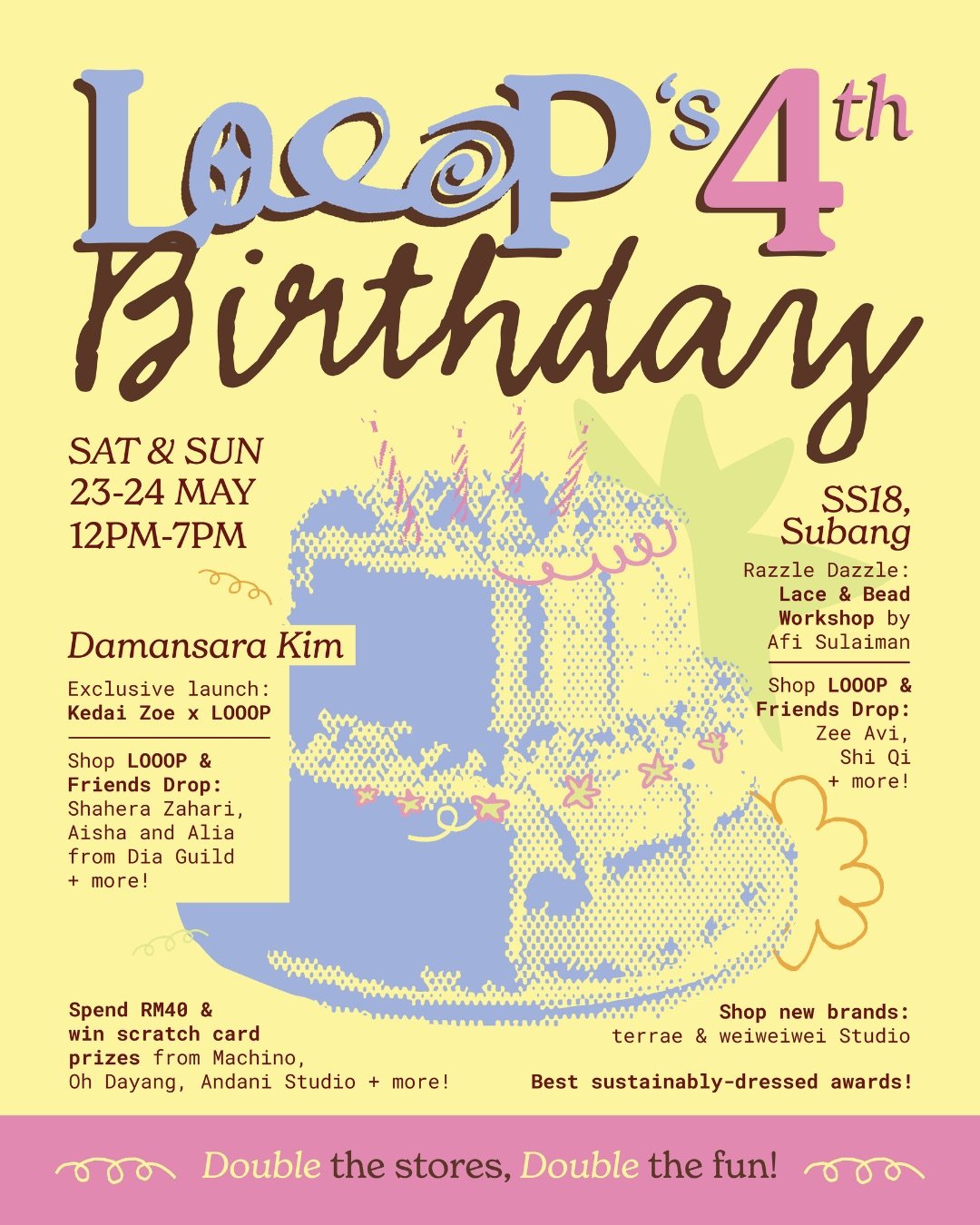 We&rsquo;re fabulously FOUR! 🎂 It&rsquo;s taken a village to get us here, and we&rsquo;re throwing a weekend of celebrations with all our friends 🧚🏼&zwj;♀️🍨

Whether you&rsquo;re joining us in OG Damansara, or at our new baby in Subang, we can&rs