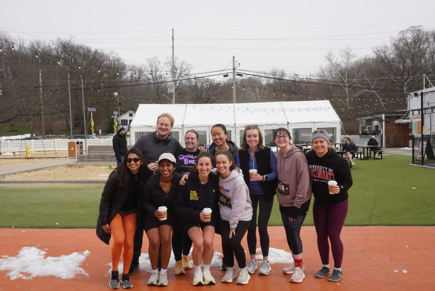 2026 Love Every Breath race to fundraise for pulmonary fibrosis, hosted by Barbara! Many members of the lab participated, including Hyunwook, Amber, Helen, Will, Amanda, and Kathleen. Hyunwook won the 5k! Huge congratulations to Barbara for such an a