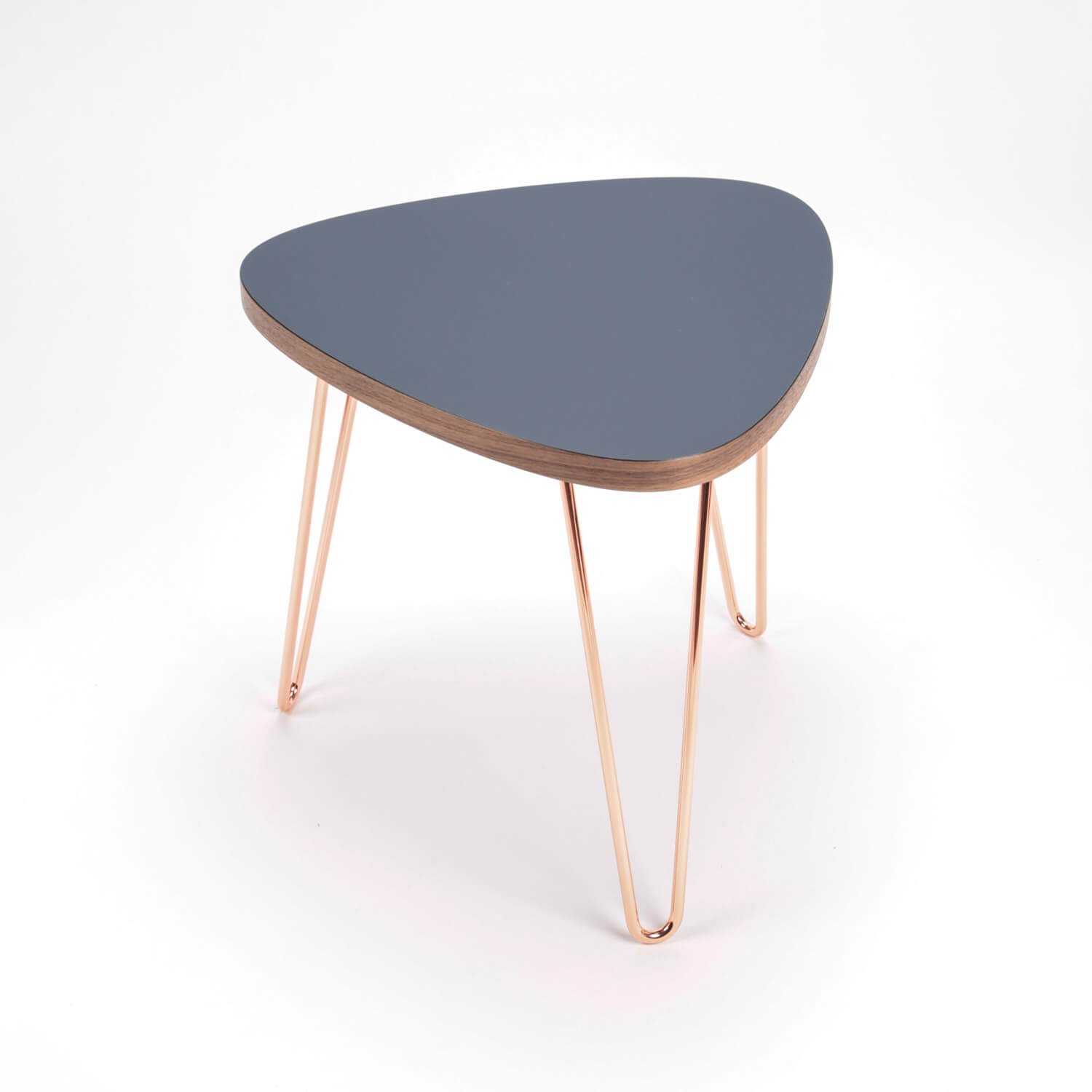 Gold and blue side table deals