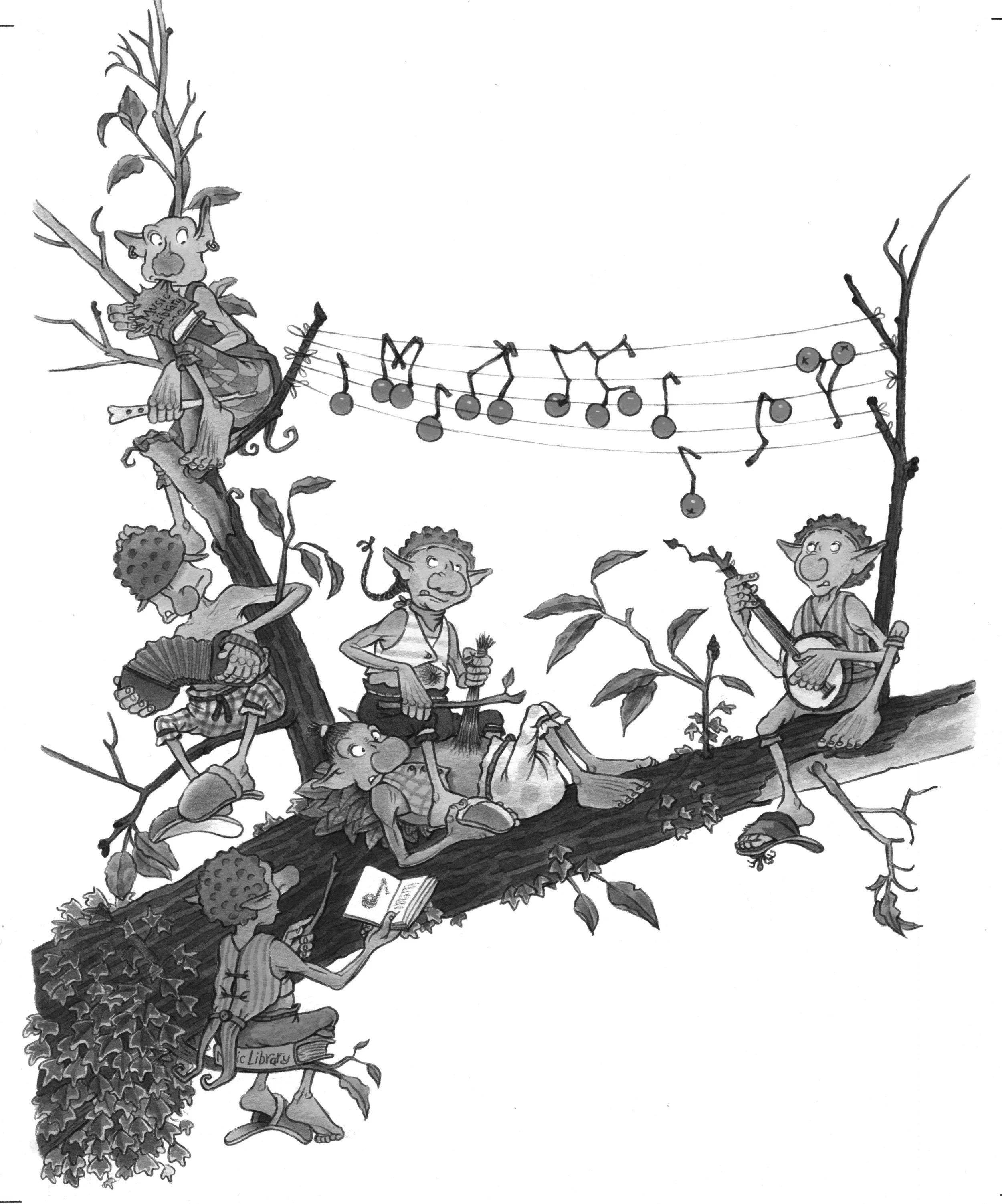 Autumn Music Goblins b&w.jpg