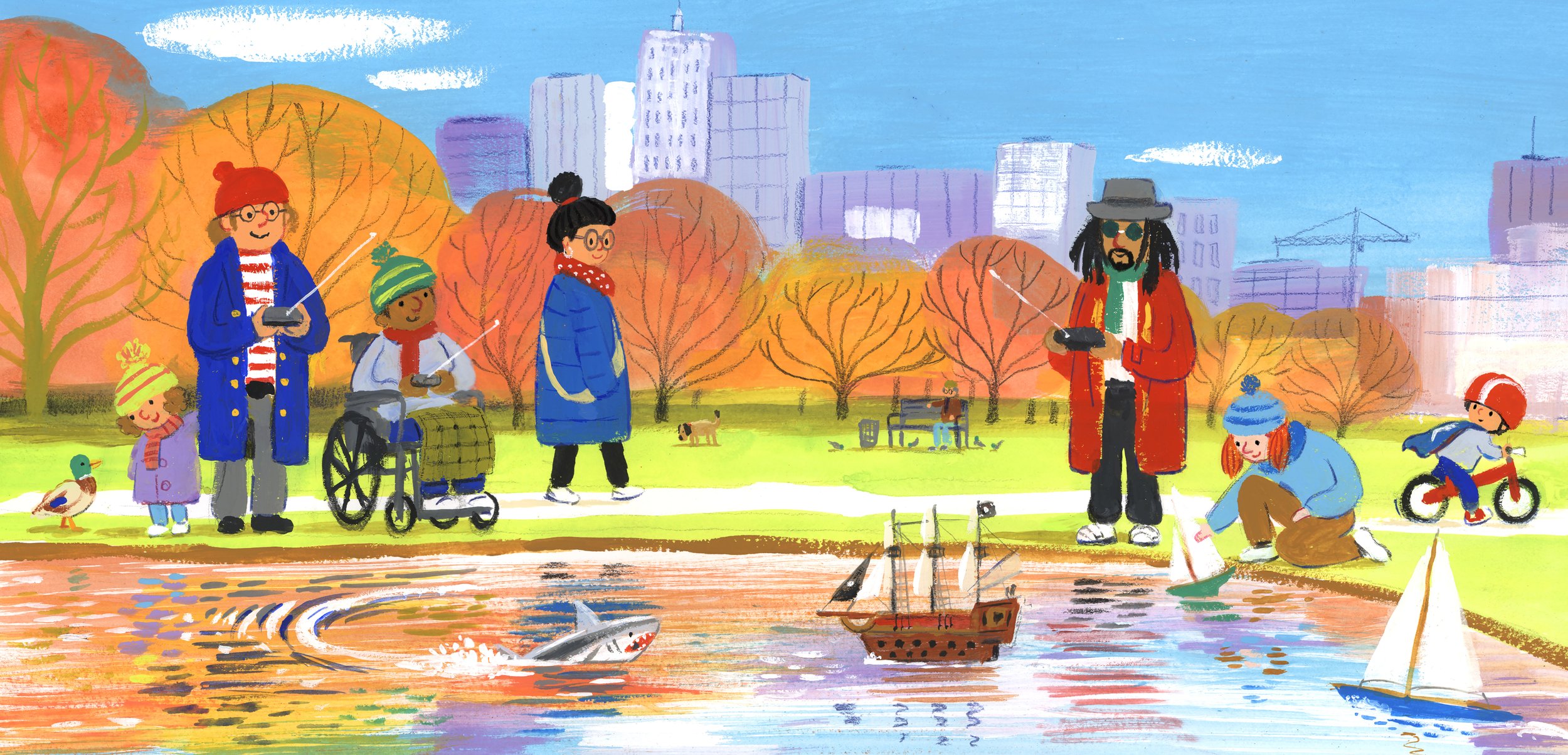 Im very brave boat pond.jpg